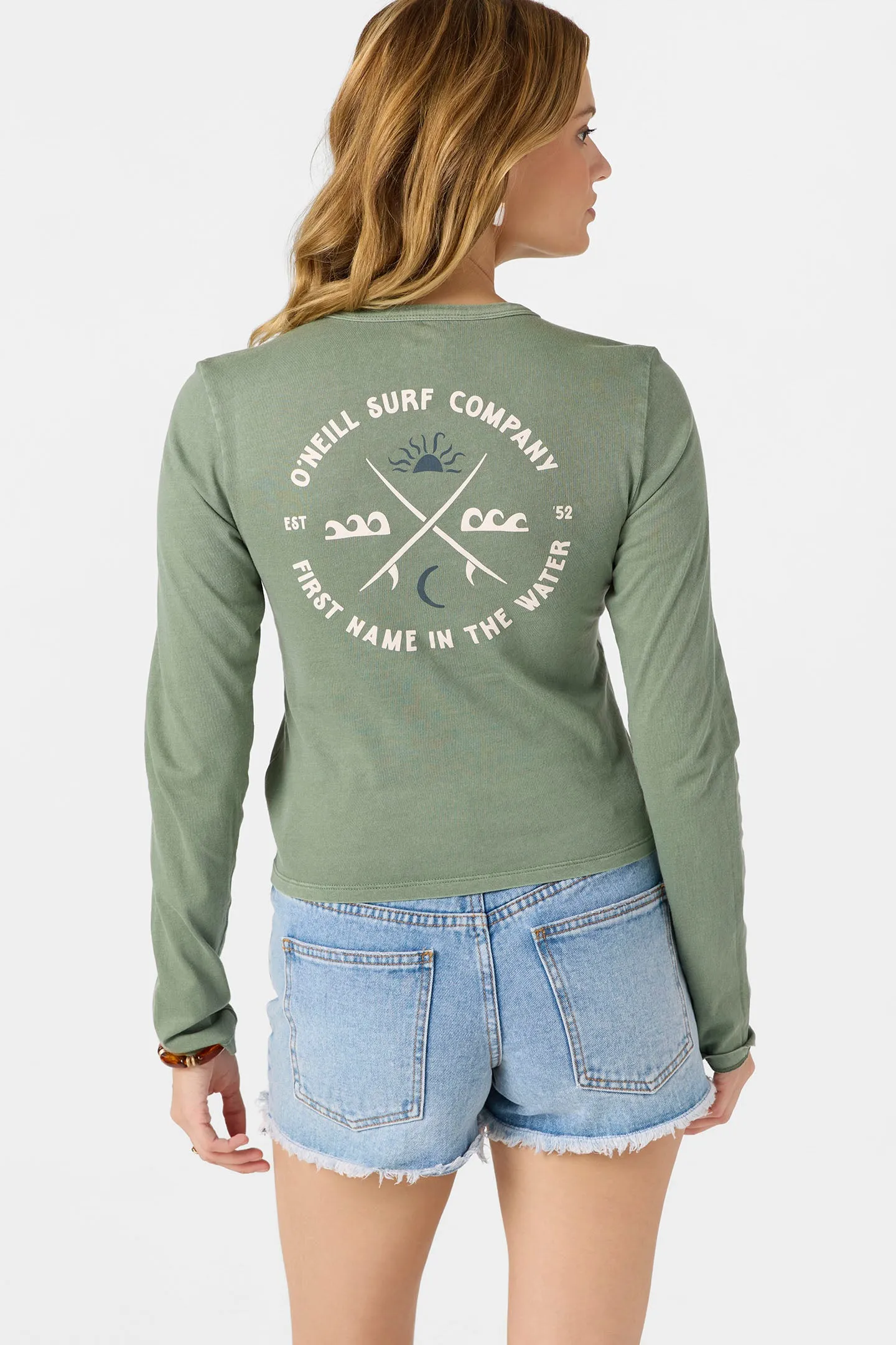 Oneill Womens Shirt Crestview Long Sleeve Tee
