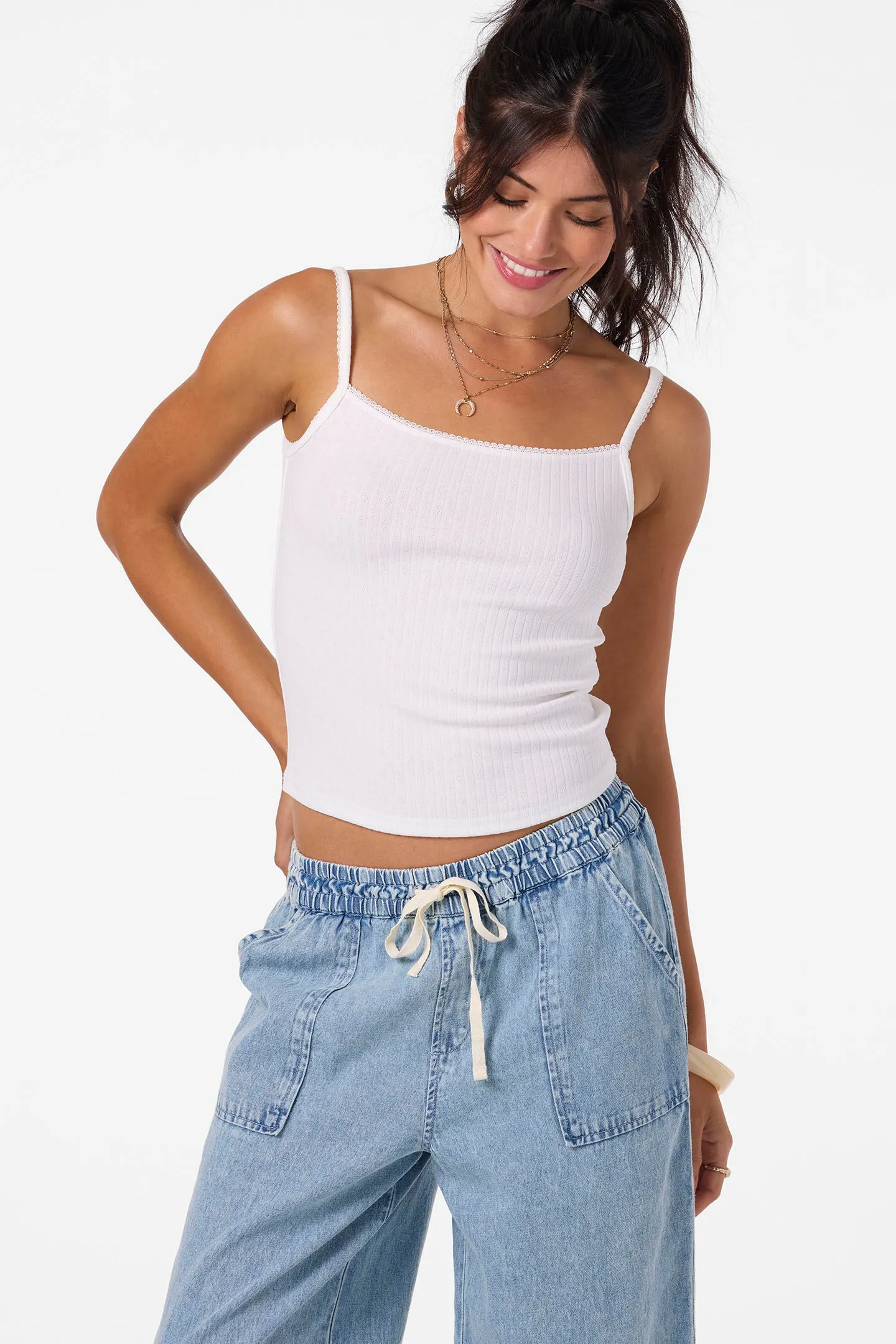 Oneill Womens Tank Top Morley Sleeveless Top