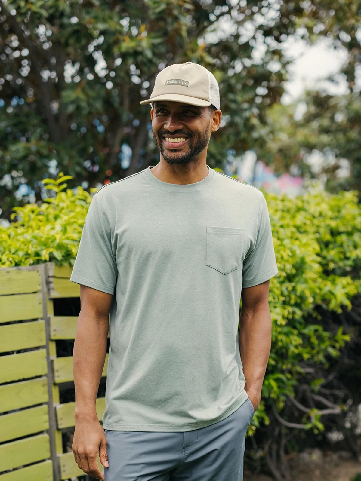 Free Fly Mens Shirt Bamboo Flex Pocket