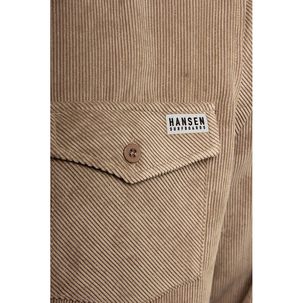 Hansen Mens Woven Junior Corduroy LS