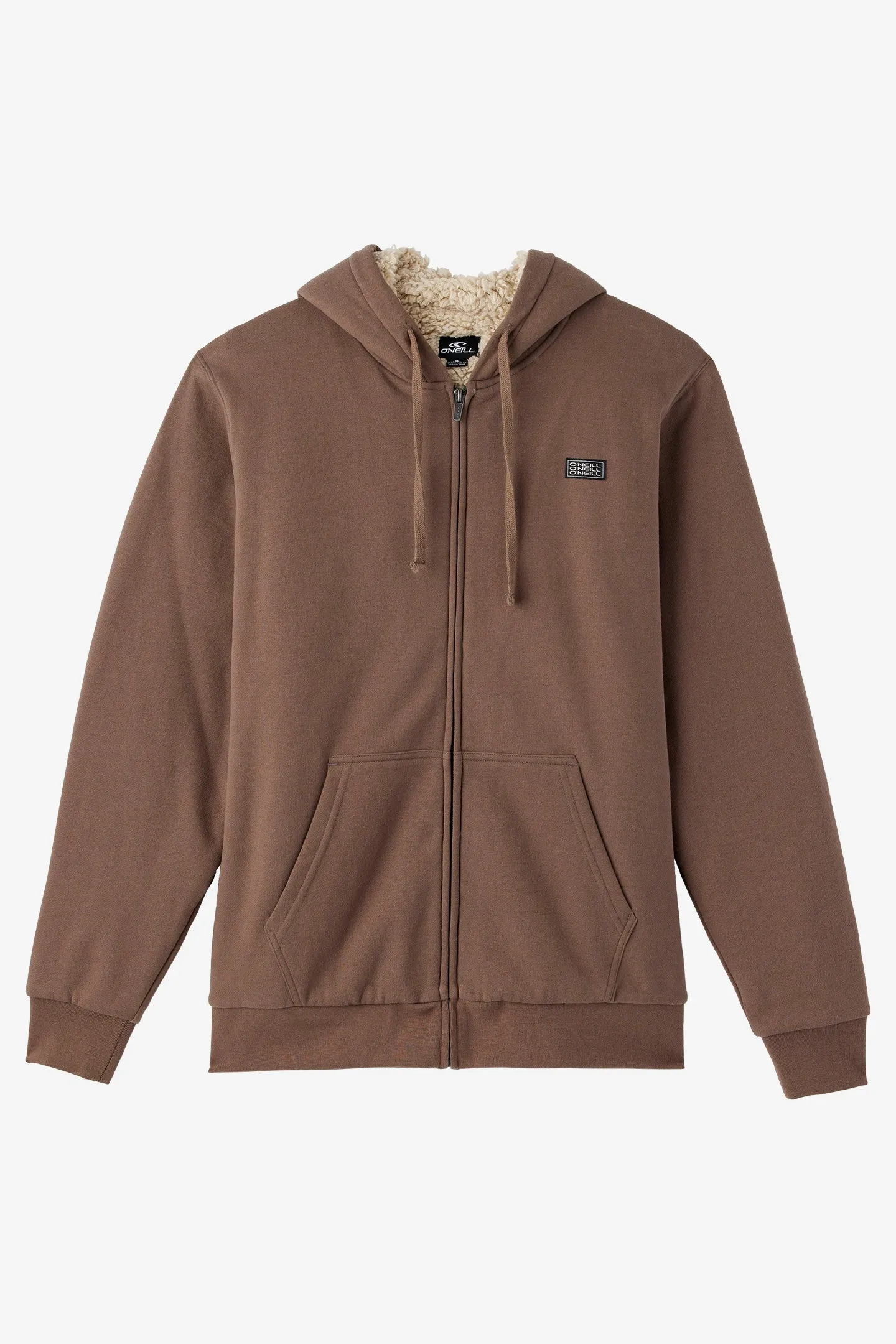 Oneill Mens Sweatshirt Fifty Two High Pile Lined Zip Fleece