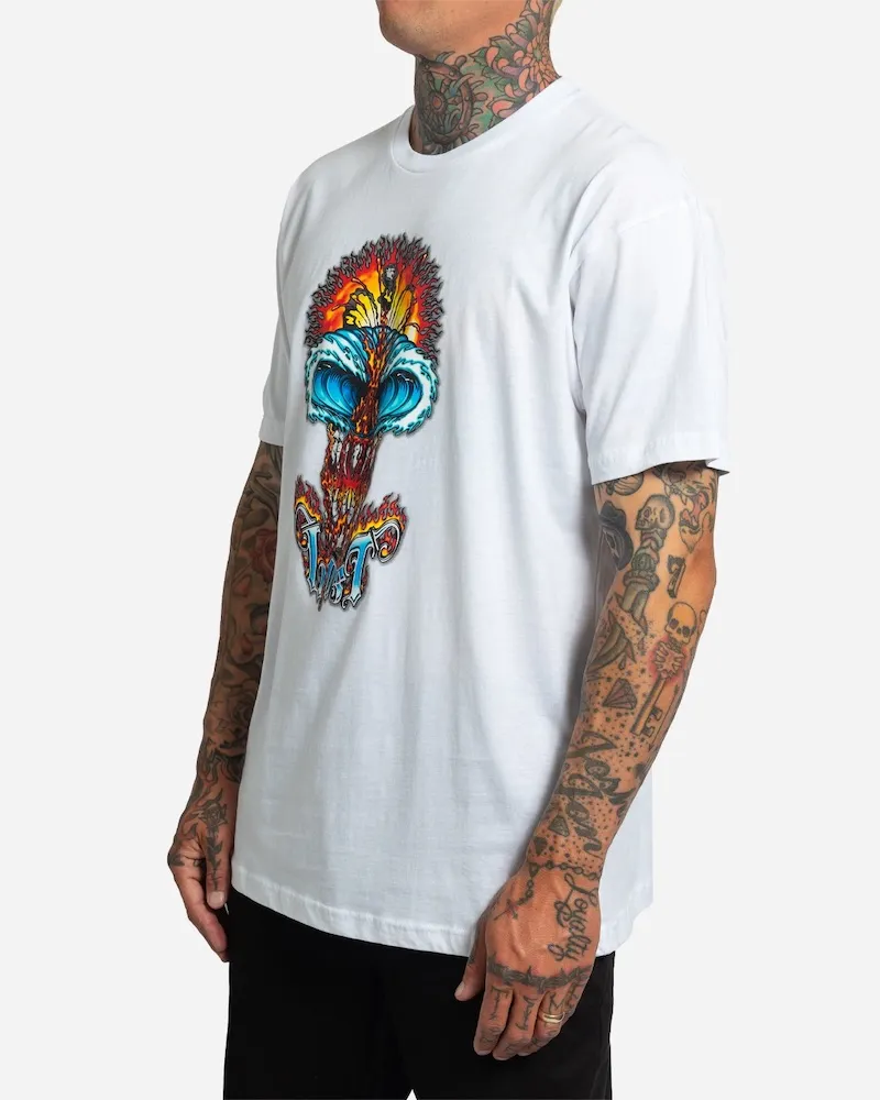 Lost Mens Shirt Wave Skull