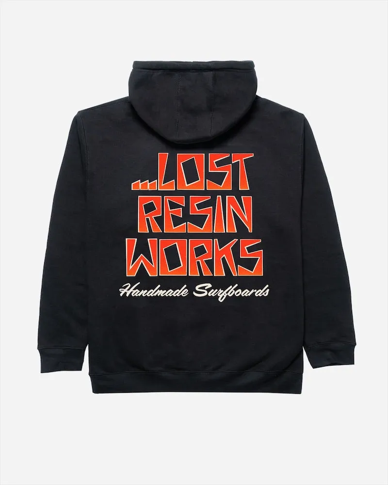 Lost Mens Sweatshirt Handmade Heavyweight Hoodie