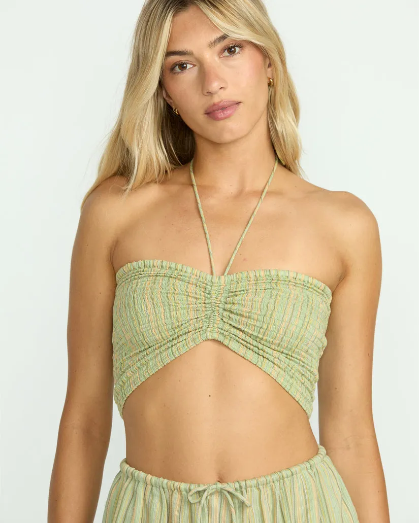 Billabong Womens Tank Top Summer Sunshine Crop Top