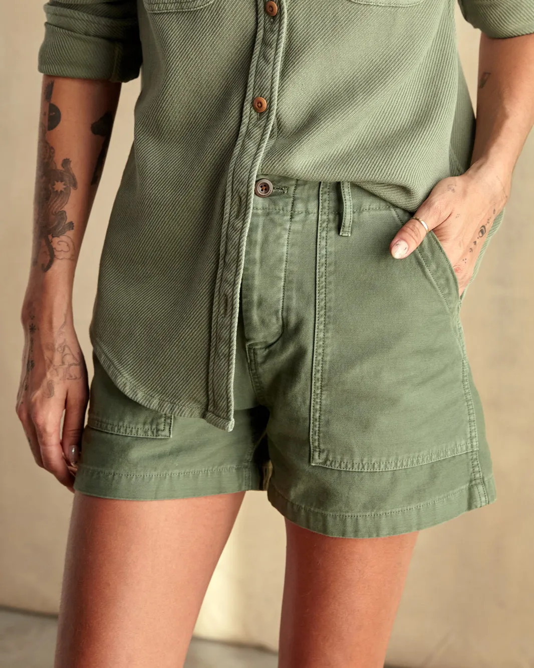 Outerknown Womens Shorts Westbound Utility
