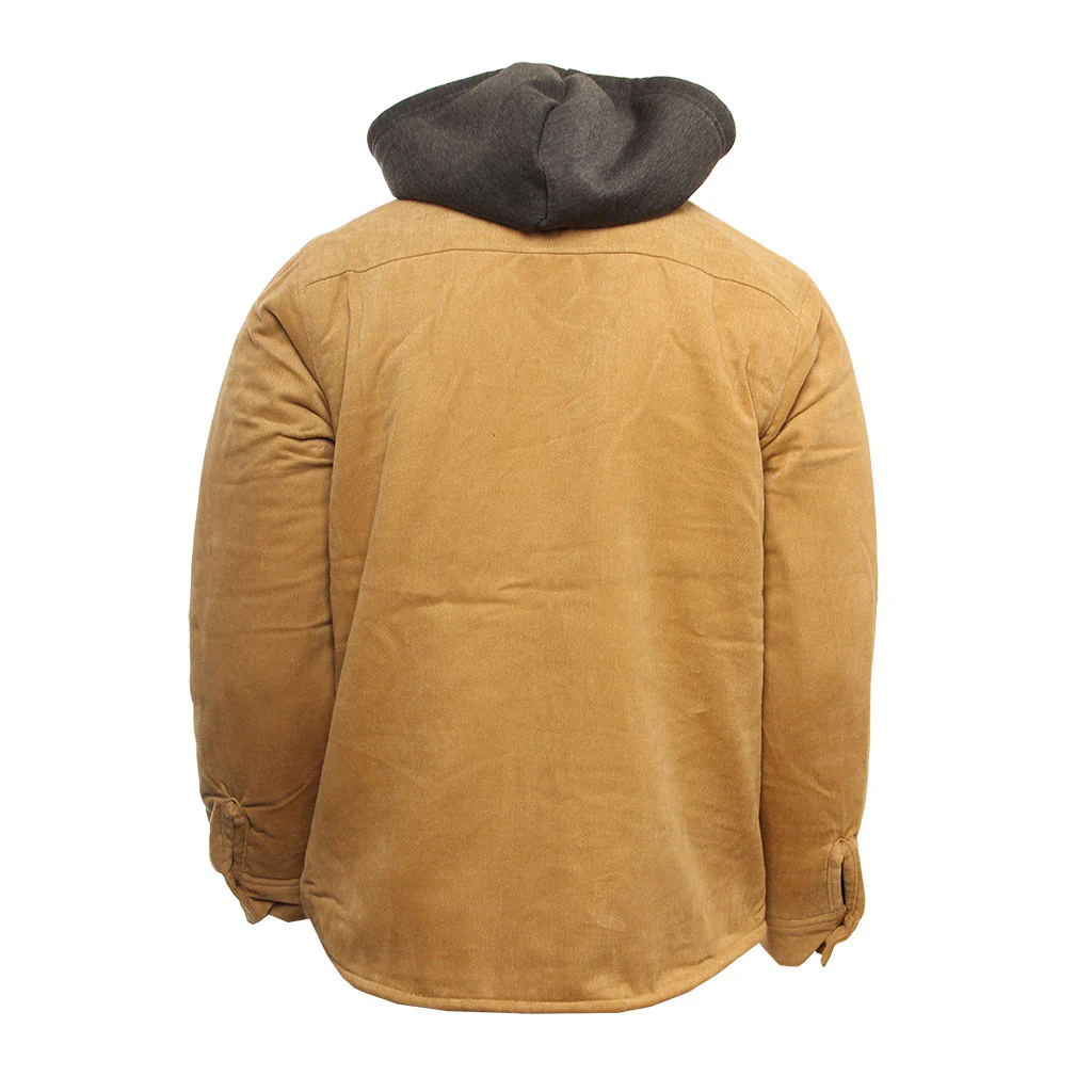 Hansen Mens Jacket Trenton Hooded Sherpa