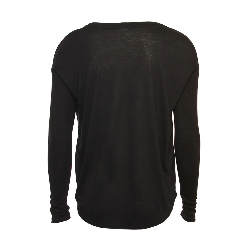 Hansen Womens Shirt Happiness Comes In Waves Long Sleeve