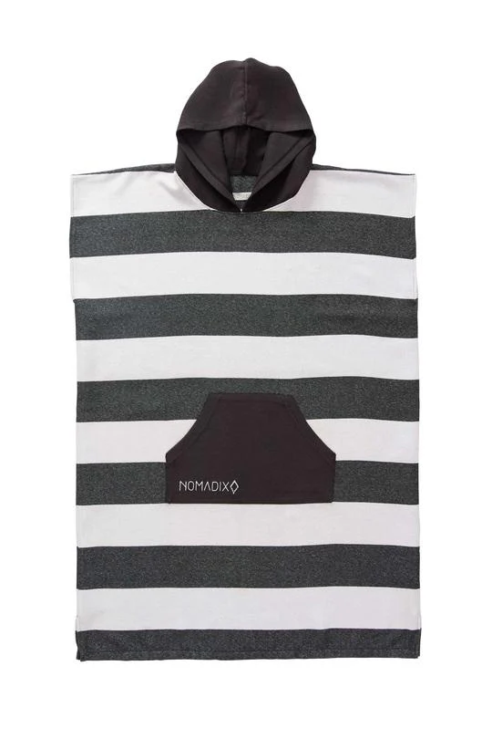 Nomadix Towel Stripes Noll Black Changing Poncho