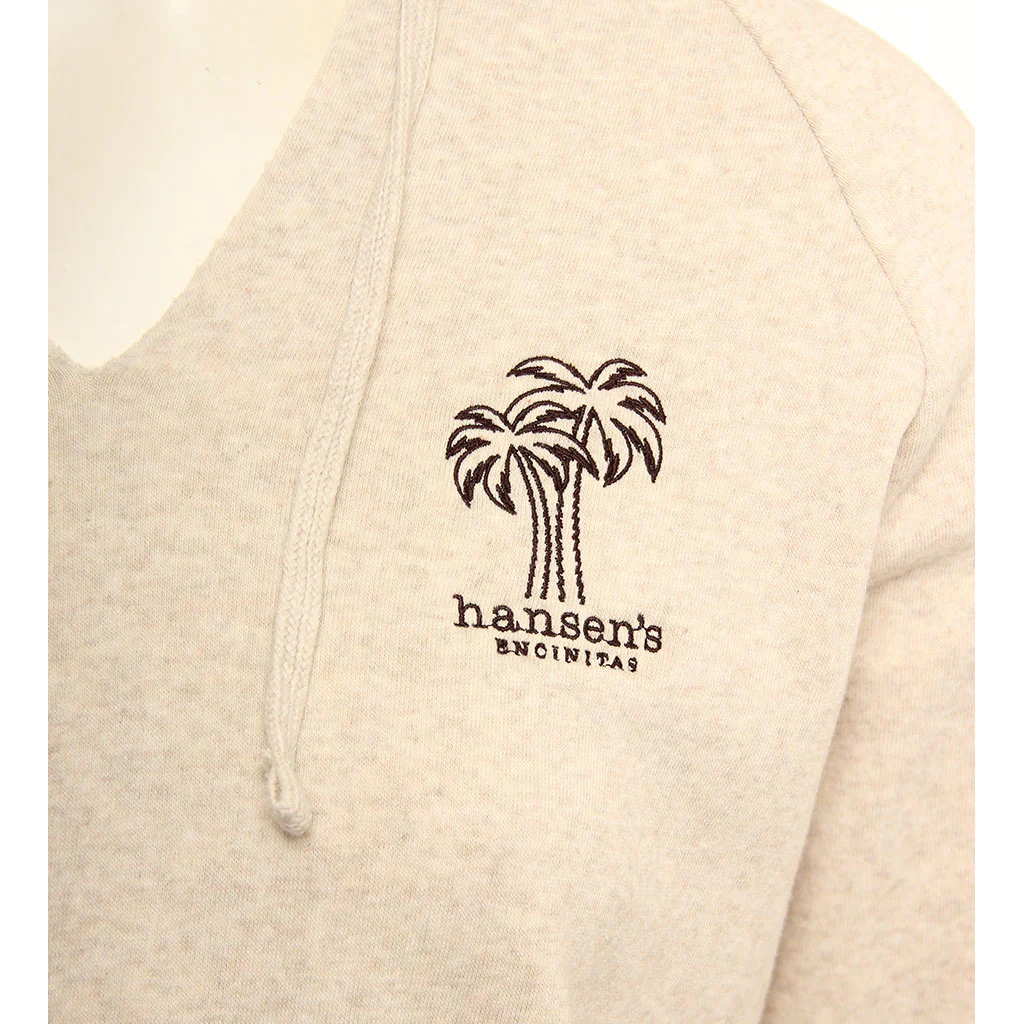 Hansen Womens Sweatshirt Fancy Free Split Neck