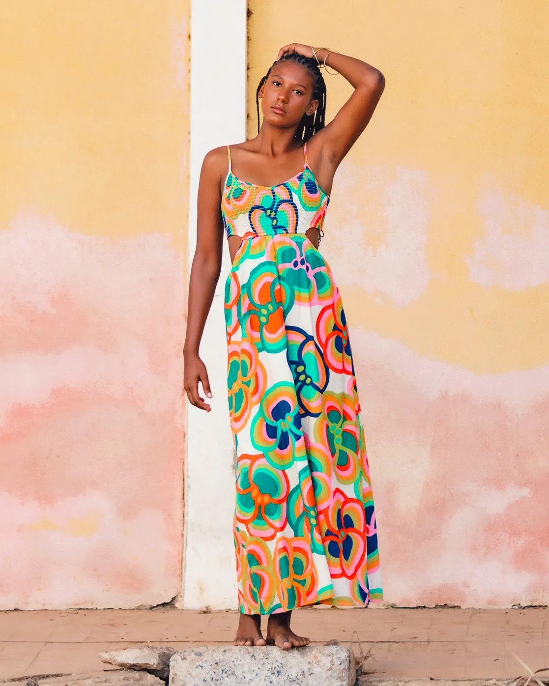 Billabong Womens Dress Mami Wata True Desire Maxi