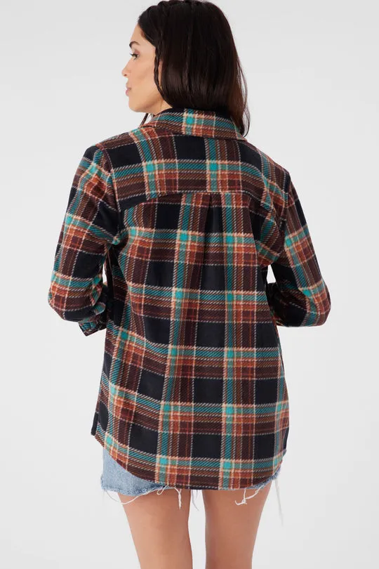 Oneill Womens Shirt Zuma Superfleece Flannel