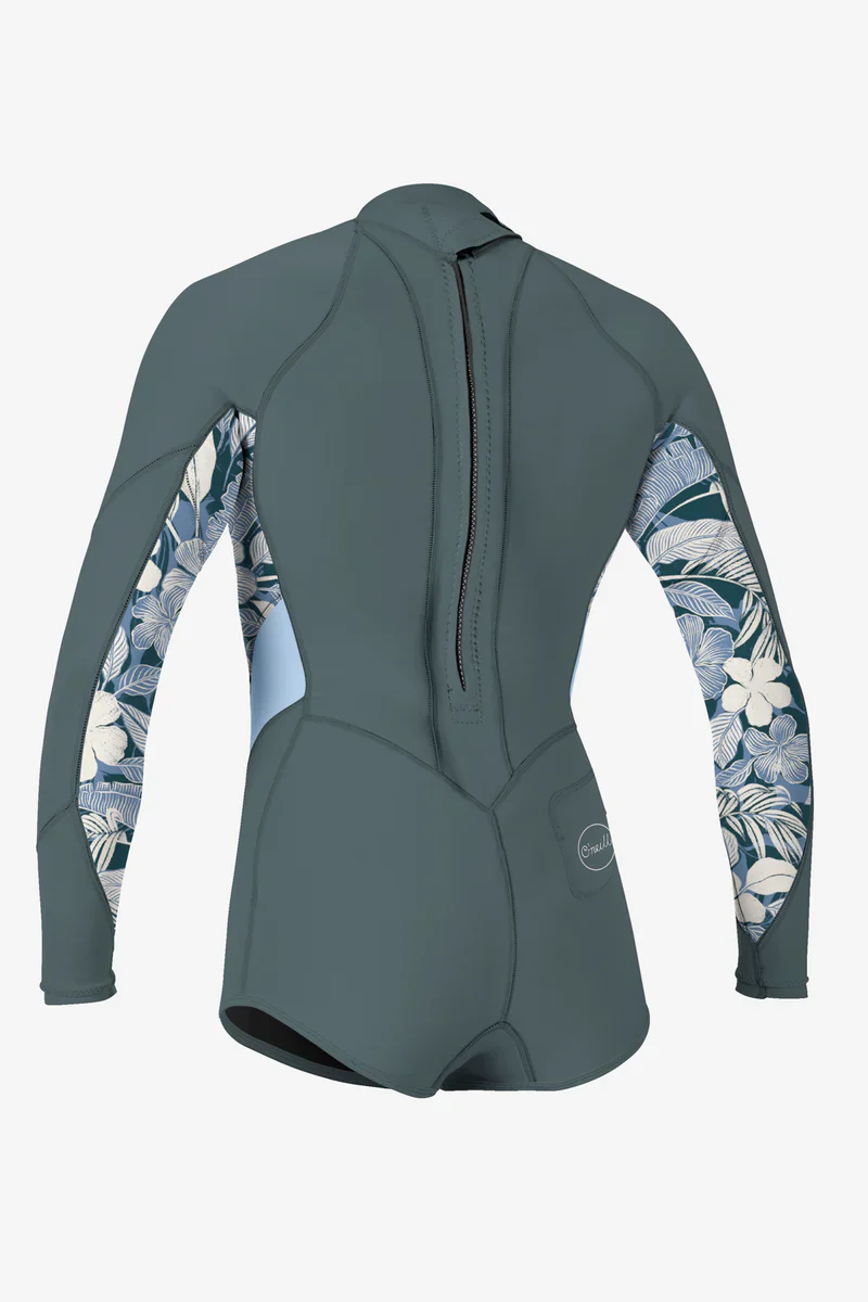 Oneill Youth Girls Wetsuit Bahia 2/1mm Long Sleeve Springsuit