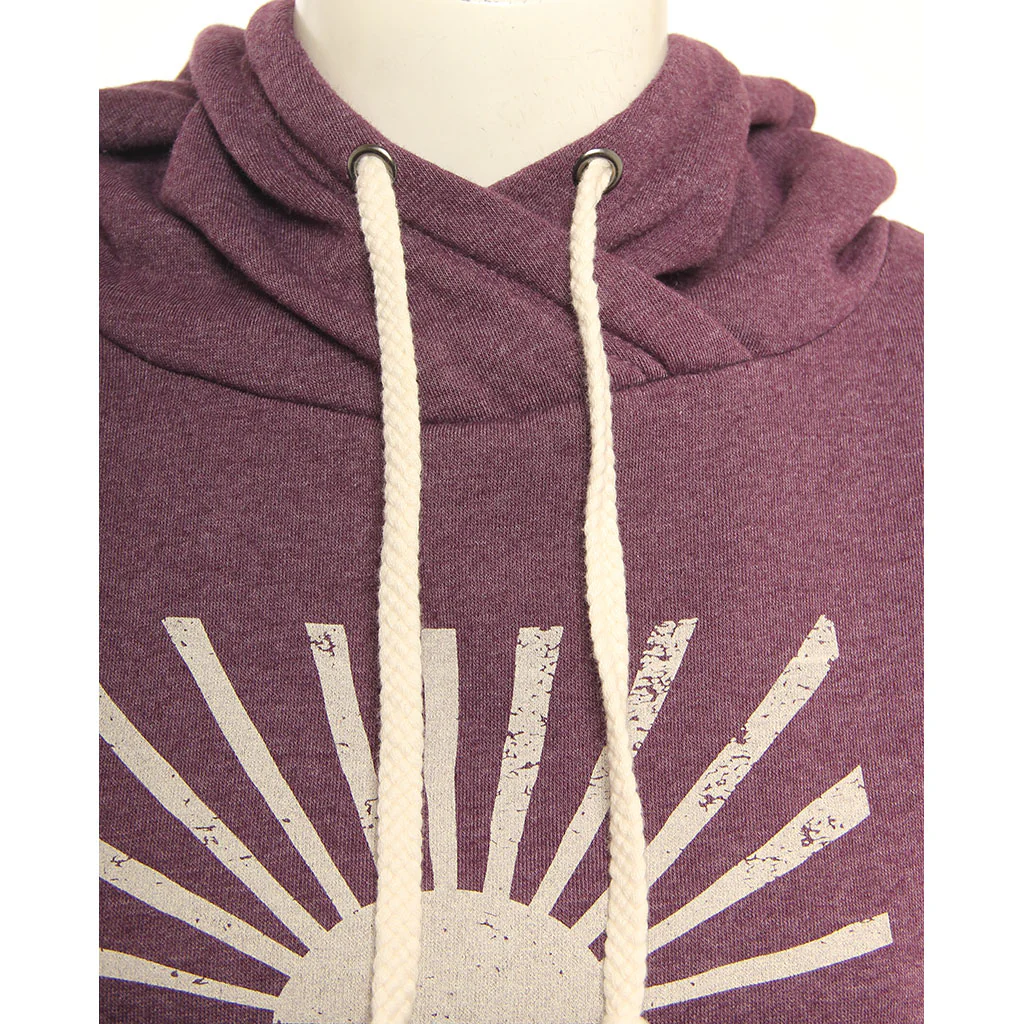 Hansen Womens Sweatshirt Risin Sun Crossover Neck