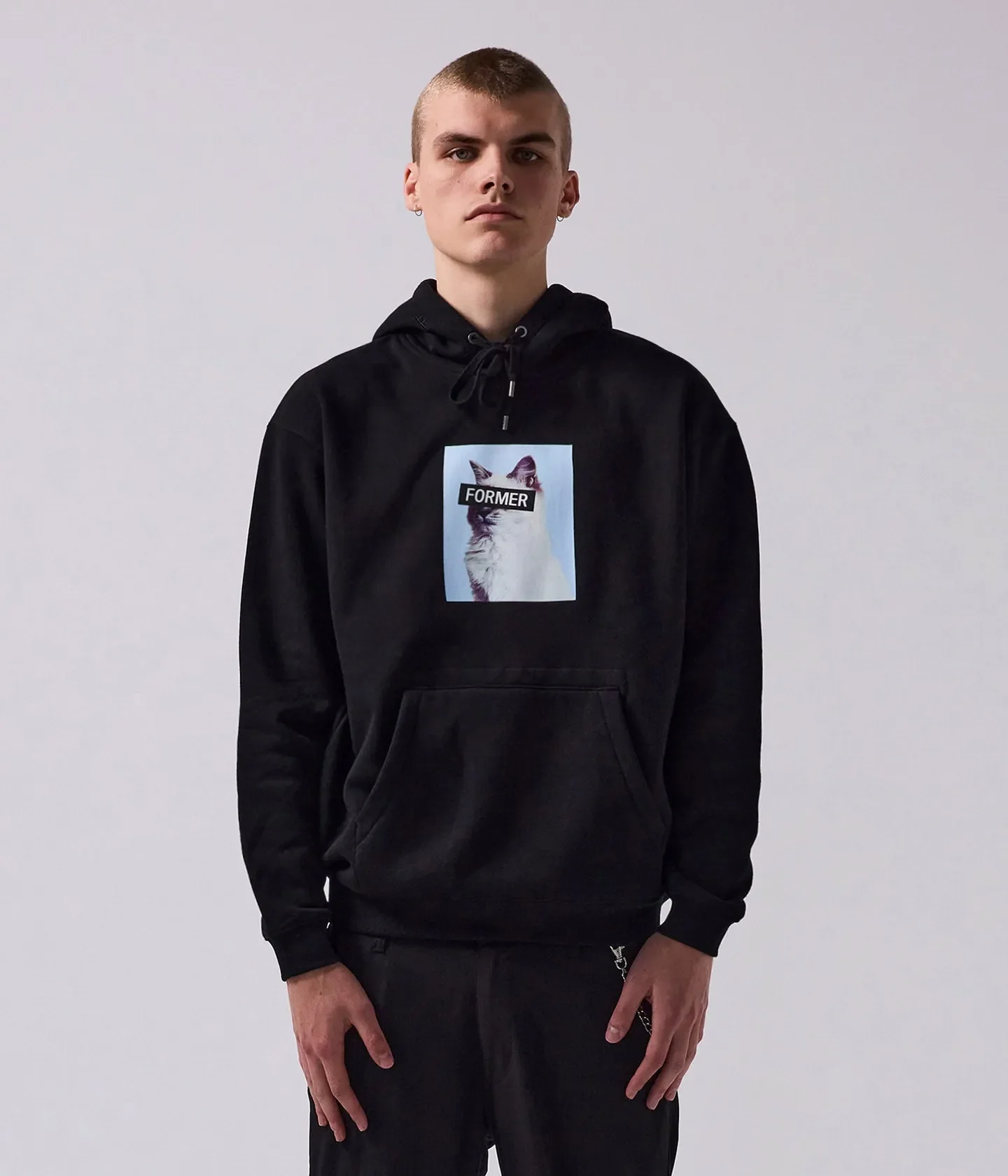 Former Mens Sweatshirt Charm Hood