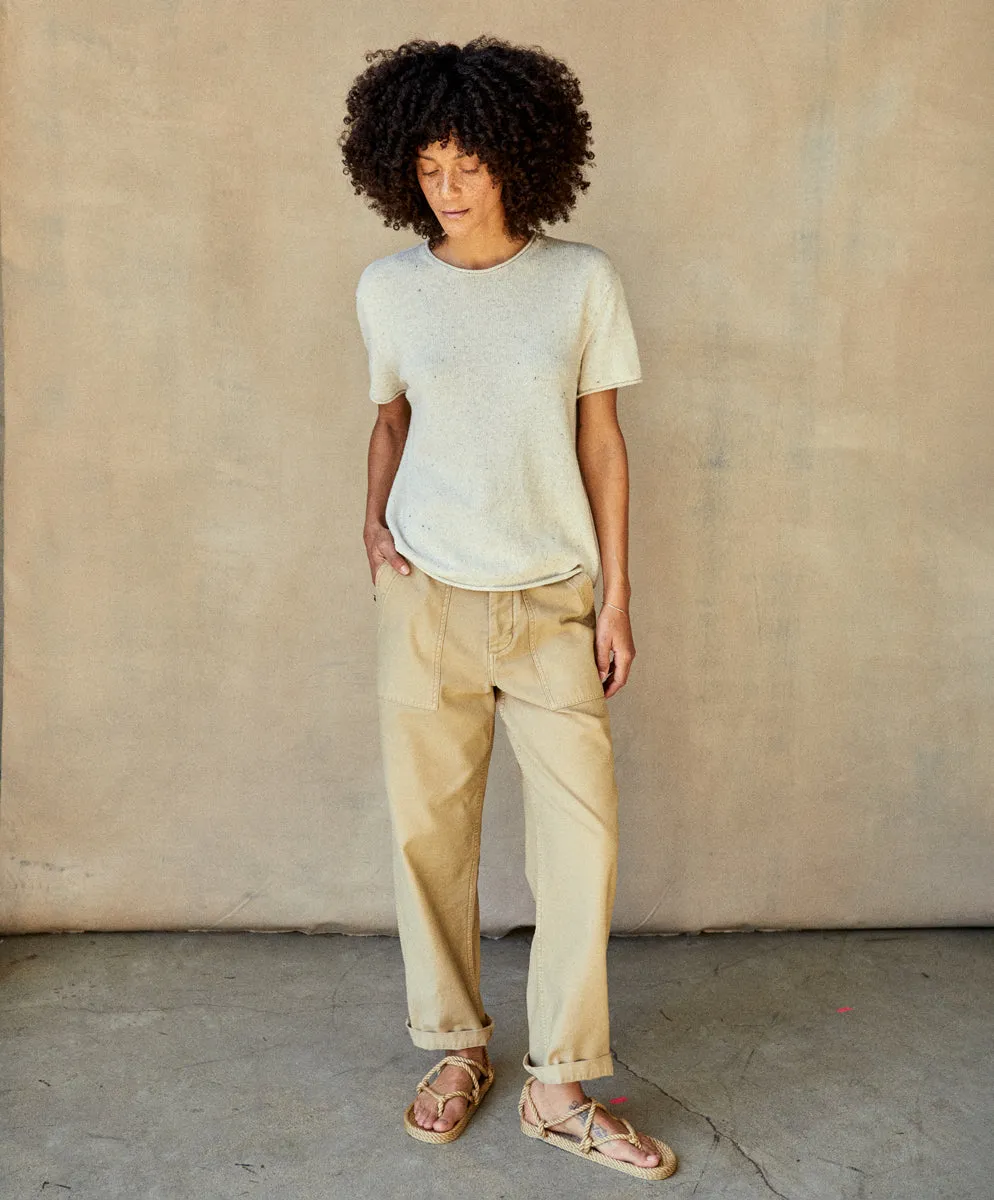 Outerknown Womens Shirt Crescent Knit Top