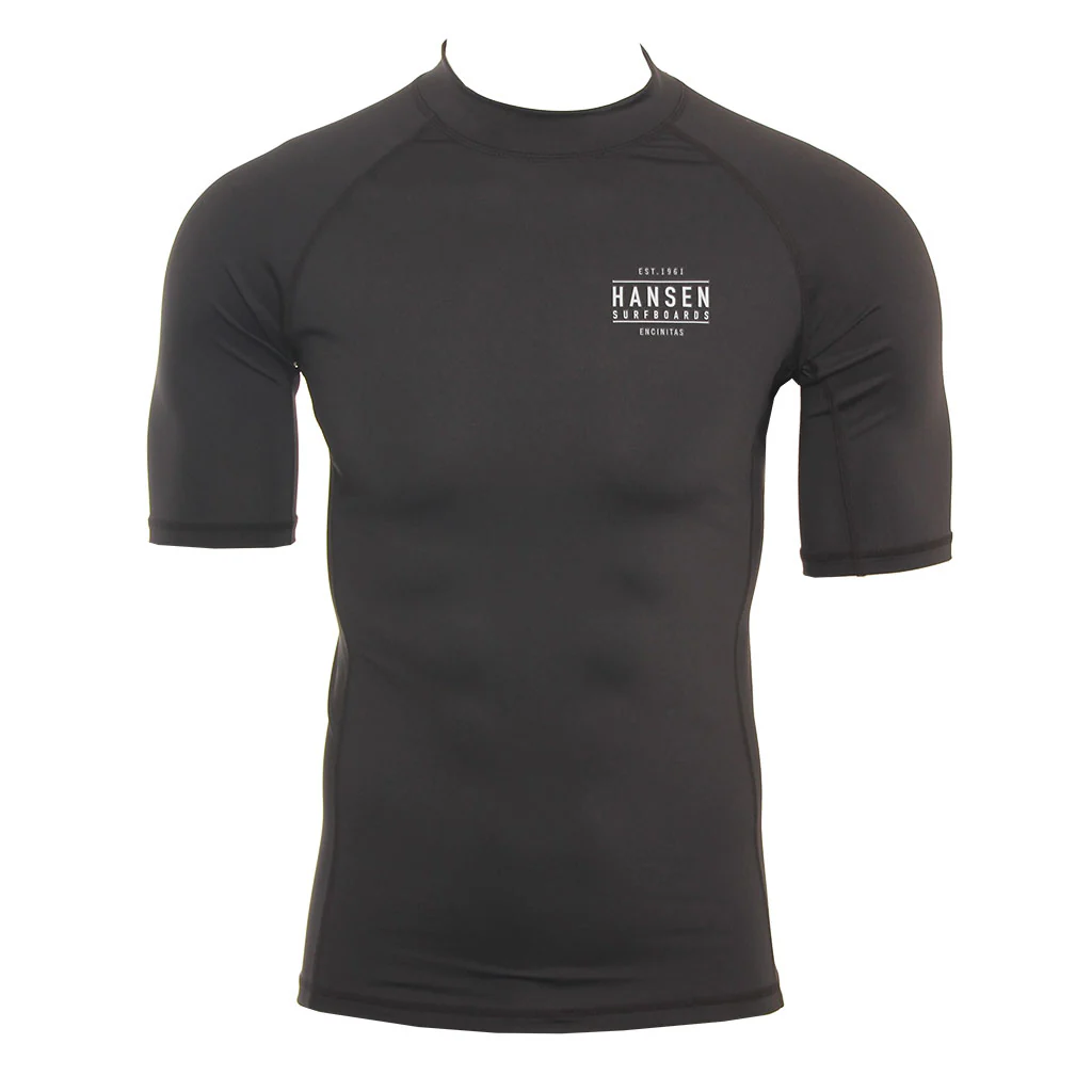Hansen Mens Rashguard Fuse Short Sleeve