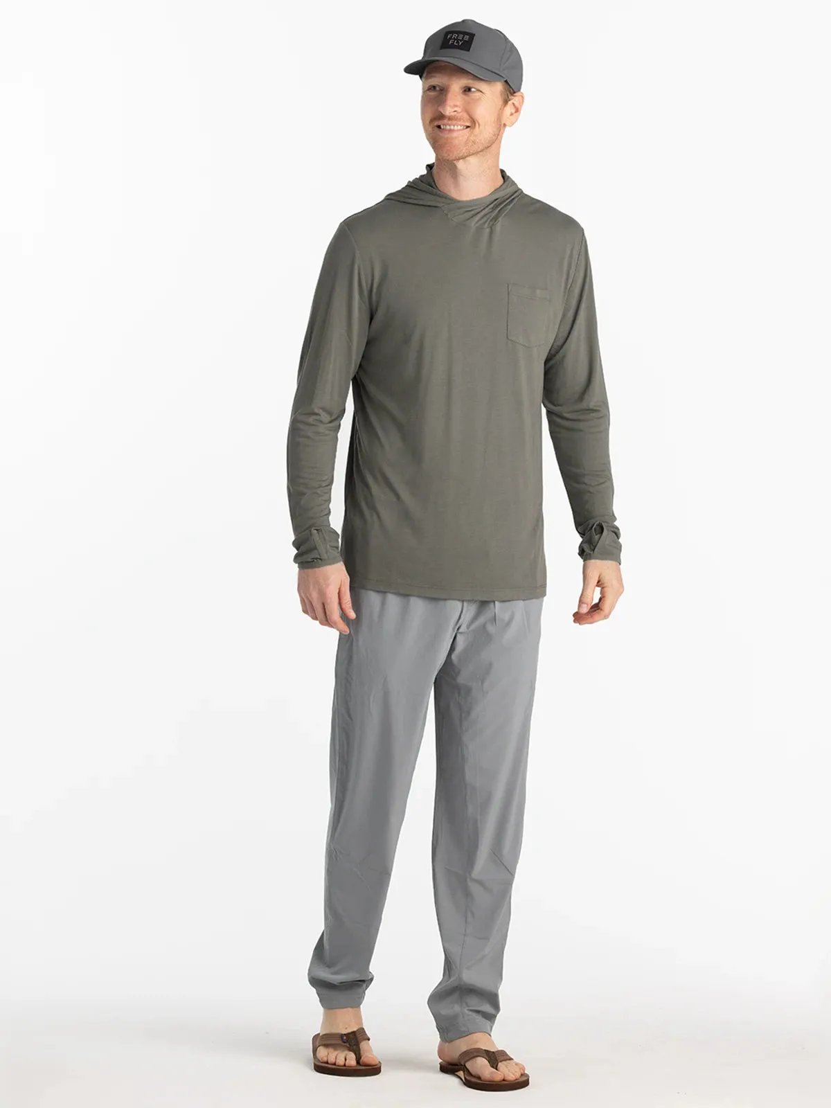 Free Fly Mens Shirt Bamboo Lightweight Hoodie