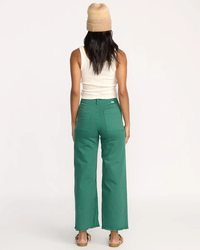 Billabong Womens Pants Free Fall High-Waist