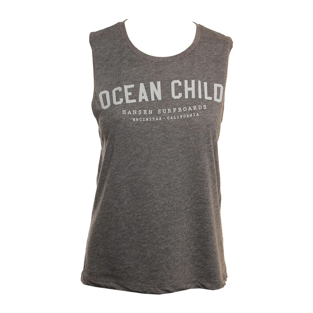 Hansen Womens Tank Top Ocean Child Festival