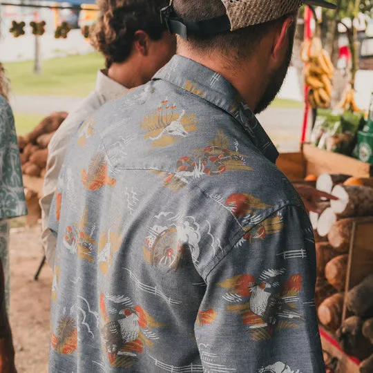 Howler Brothers Mens Woven H Bar B Snapshirt