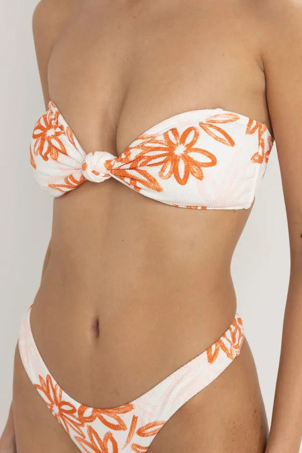 Rhythm Womens Bikini Top Sanctuary Floral Knotted Bandeau
