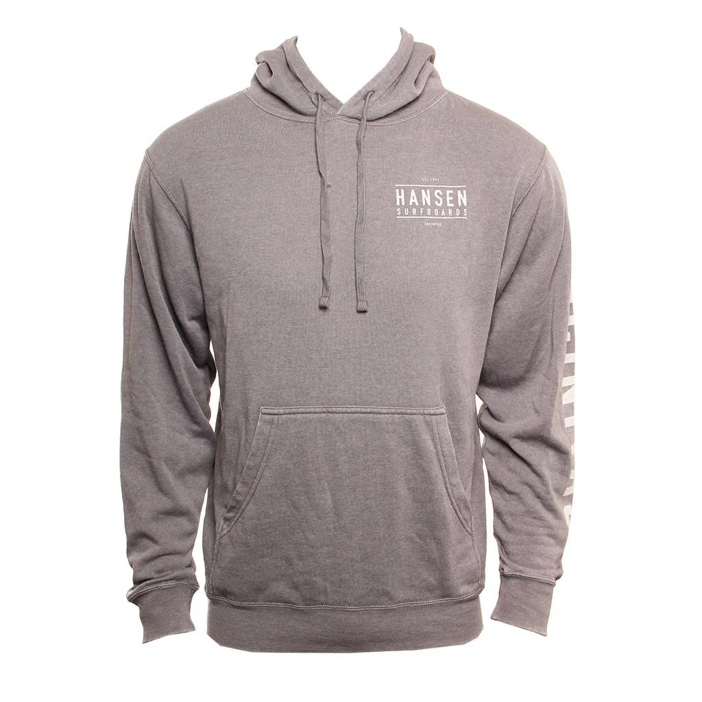 Hansen Mens Sweatshirt Box Corp Logo Hoody