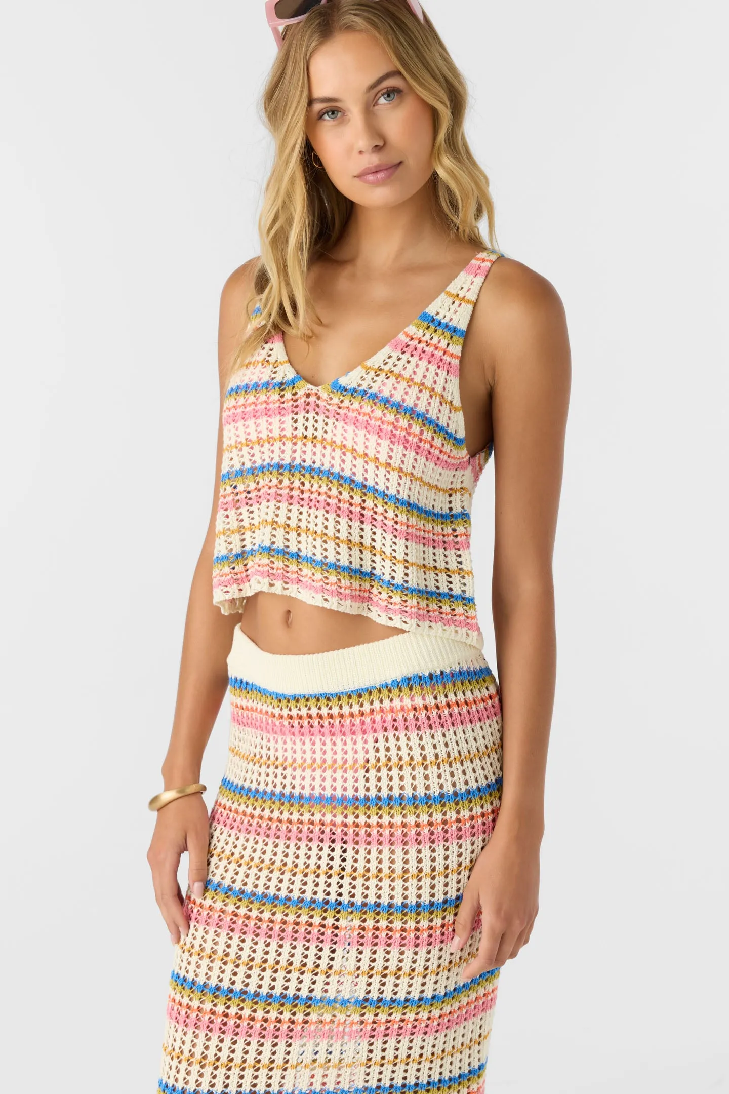Oneill Womens Tank Top Ryan Striped
