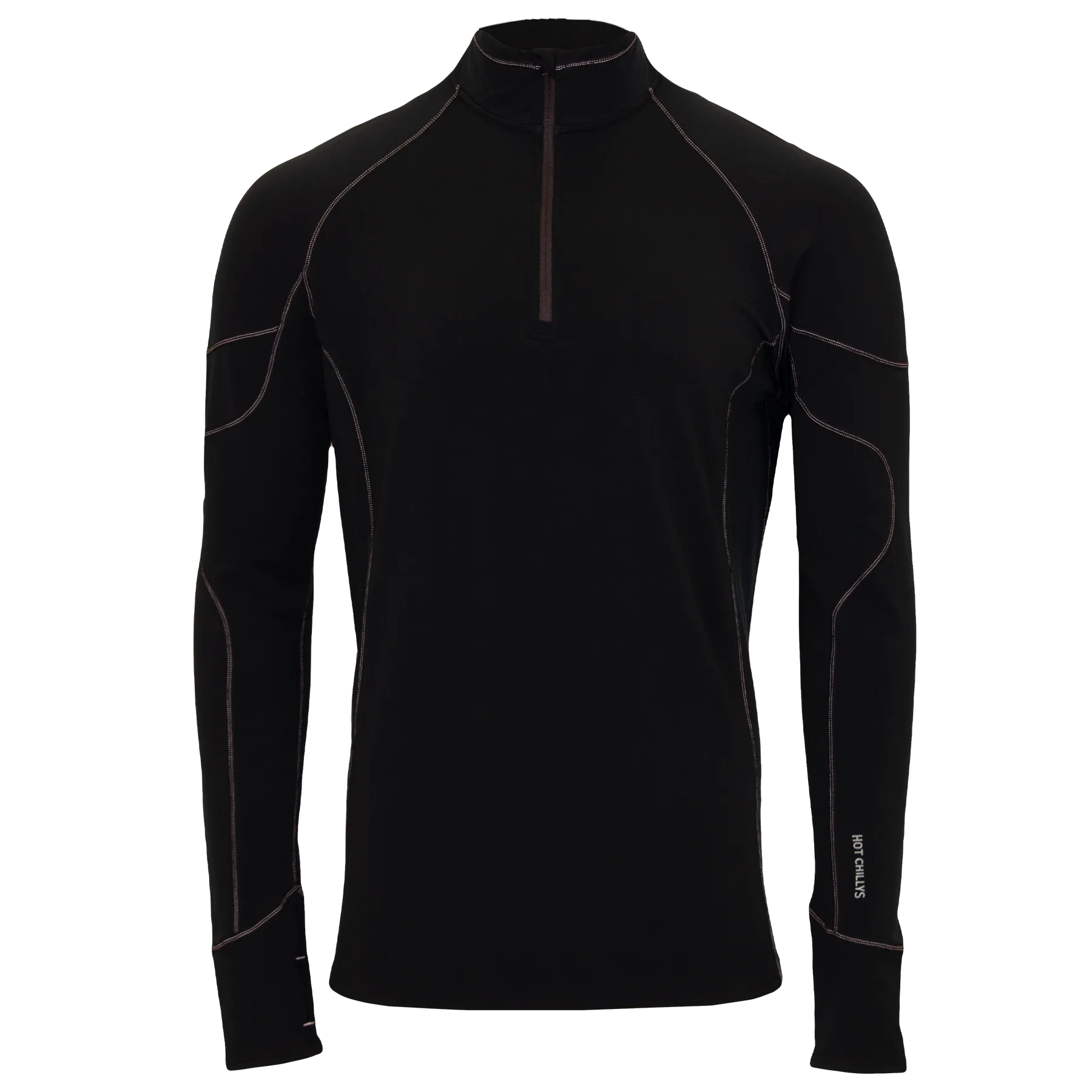 Hot Chillys Mens Base Layers Micro-Elite XT Zip-T