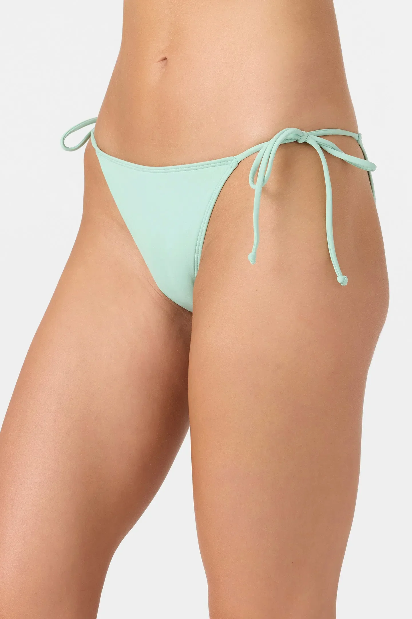 Oneill Womens Bikini Bottoms Saltwater Solids Maracas Medium Tie Side