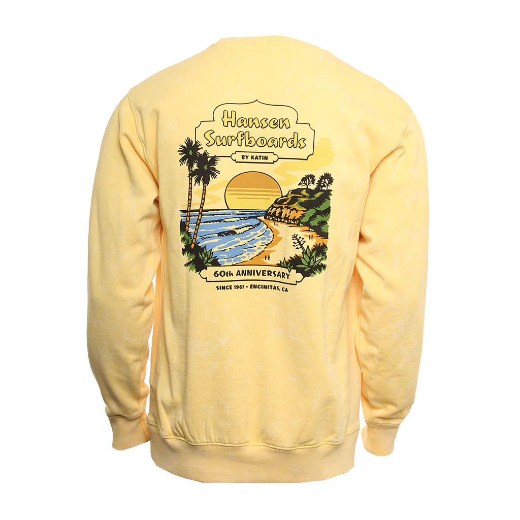 Hansen X Katin Mens Sweatshirt Hansen 60th Anniversary Crew