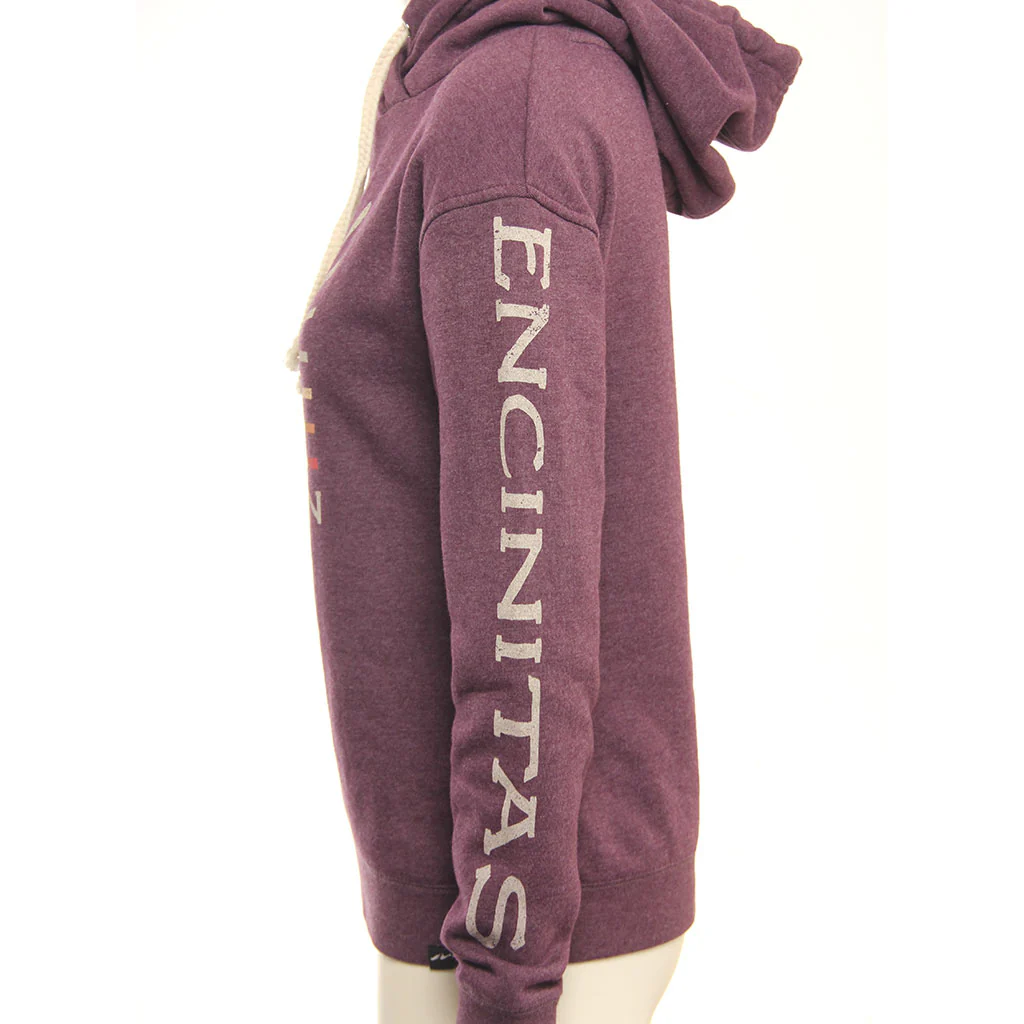 Hansen Womens Sweatshirt Risin Sun Crossover Neck