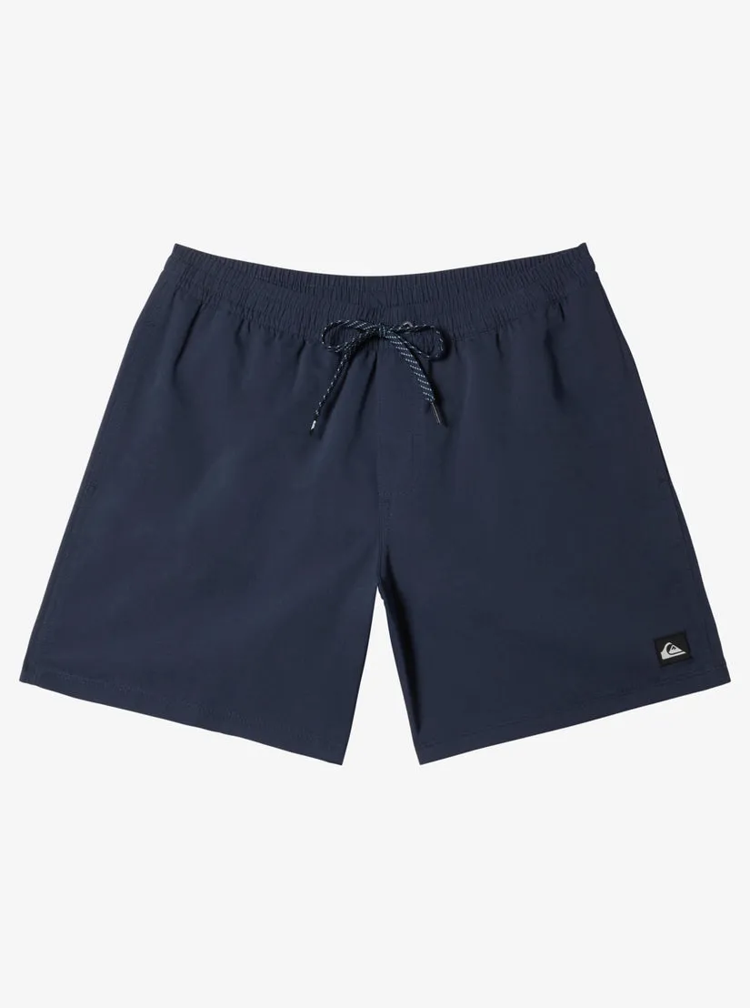 Quiksilver Mens Boardshorts Everyday Solid Volley 17 Elastic Waist