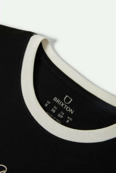 Brixton Womens Shirt Buckle Up Fitted Crew Tee