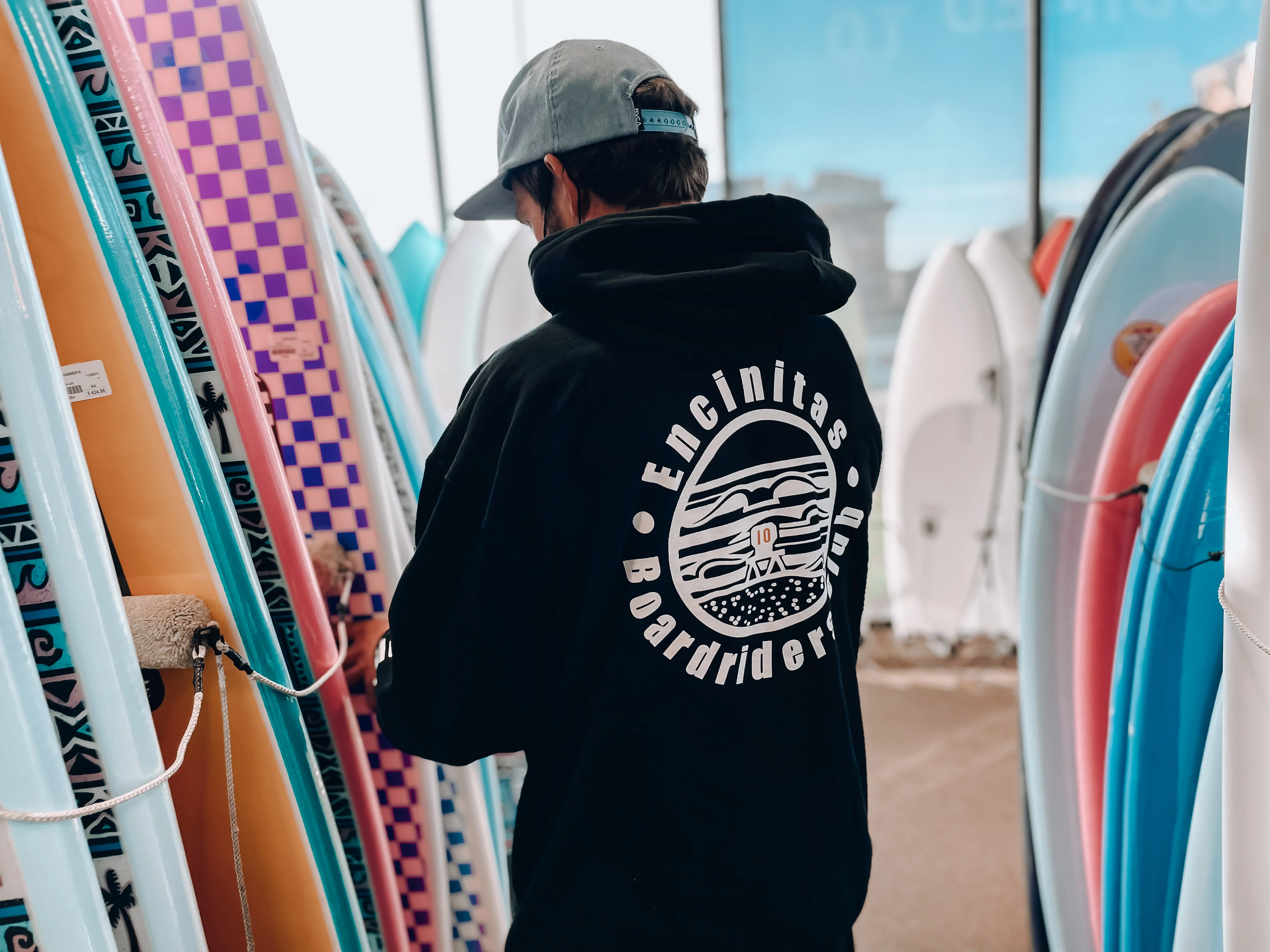 Oneill x Hansens Mens Sweatshirt Encinitas Boardriders Club Hooded Pullover