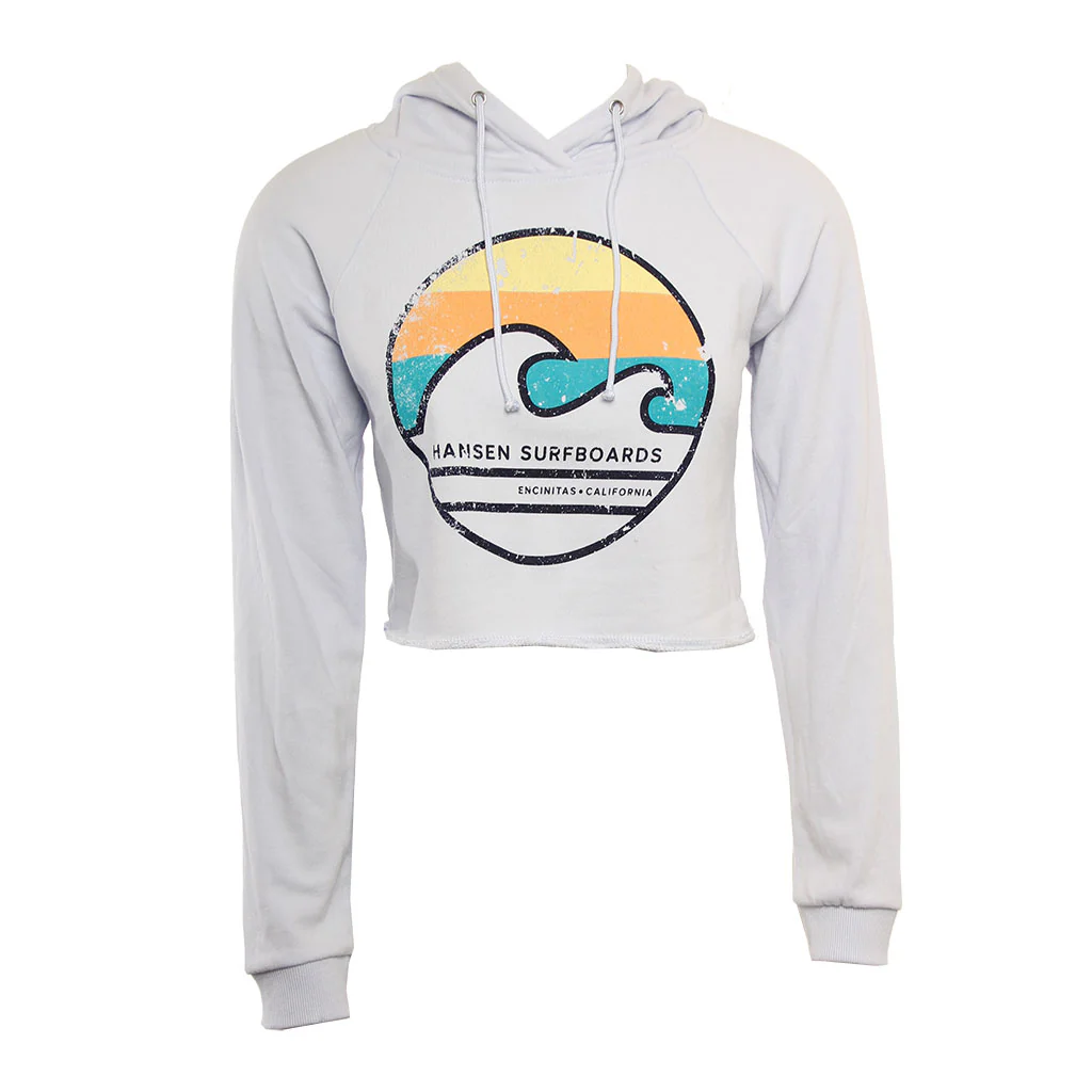 Hansen Womens Sweatshirt Simply Set Cropped Hoodie