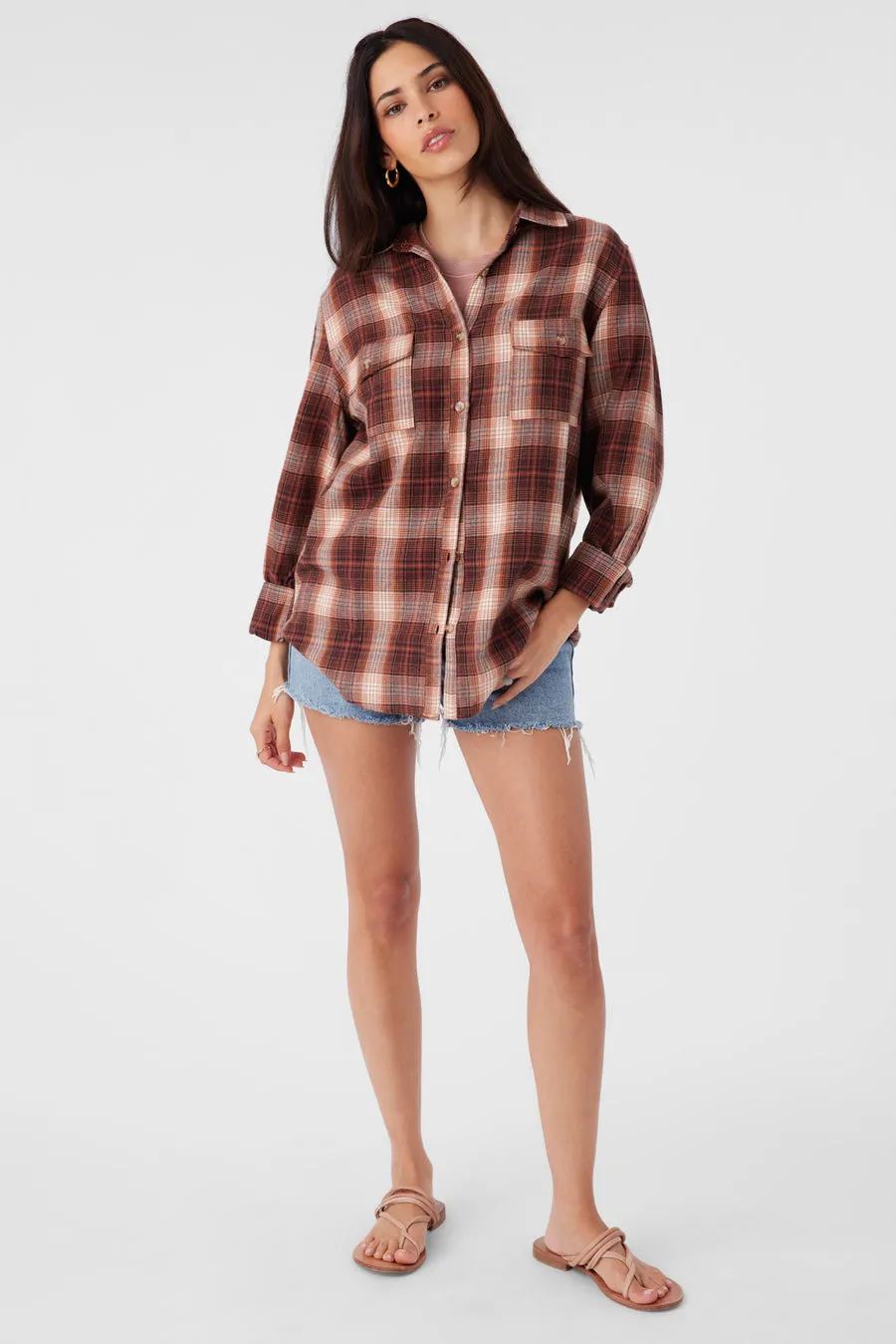 Oneill Womens Shirt Brooks Flannel