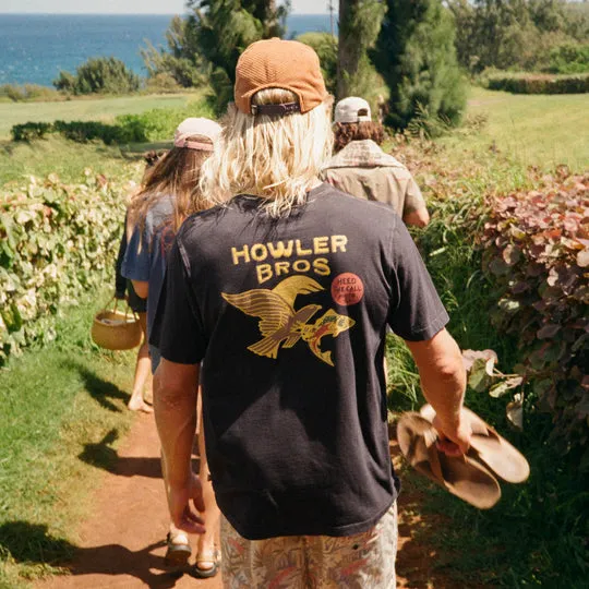 Howler Brothers Mens Shirt Osprey Prey Cotton Pocket