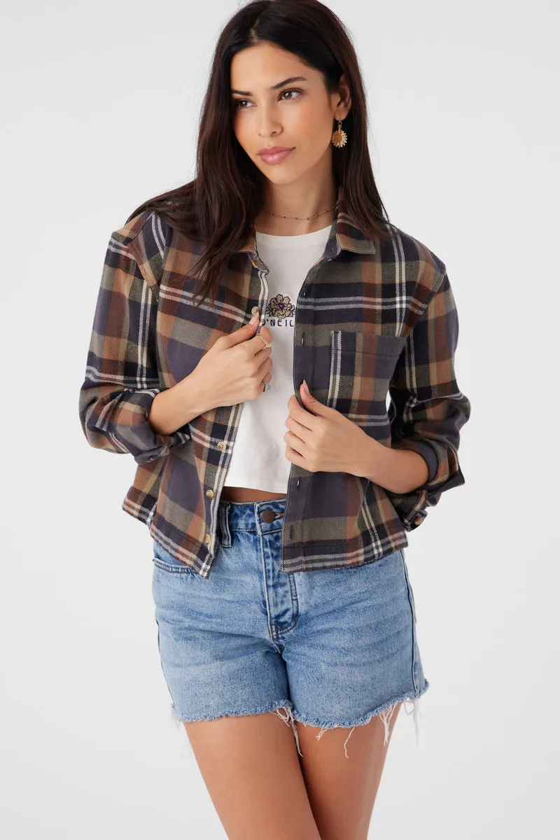Oneill Womens Shirt Roy Flannel