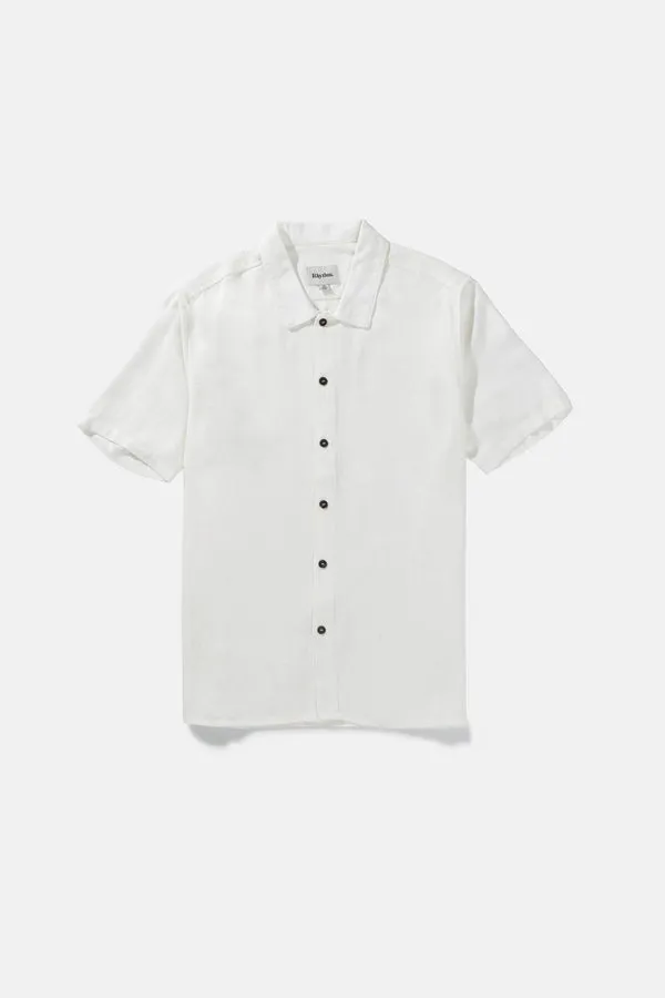 Rhythm Mens Woven Textured Linen