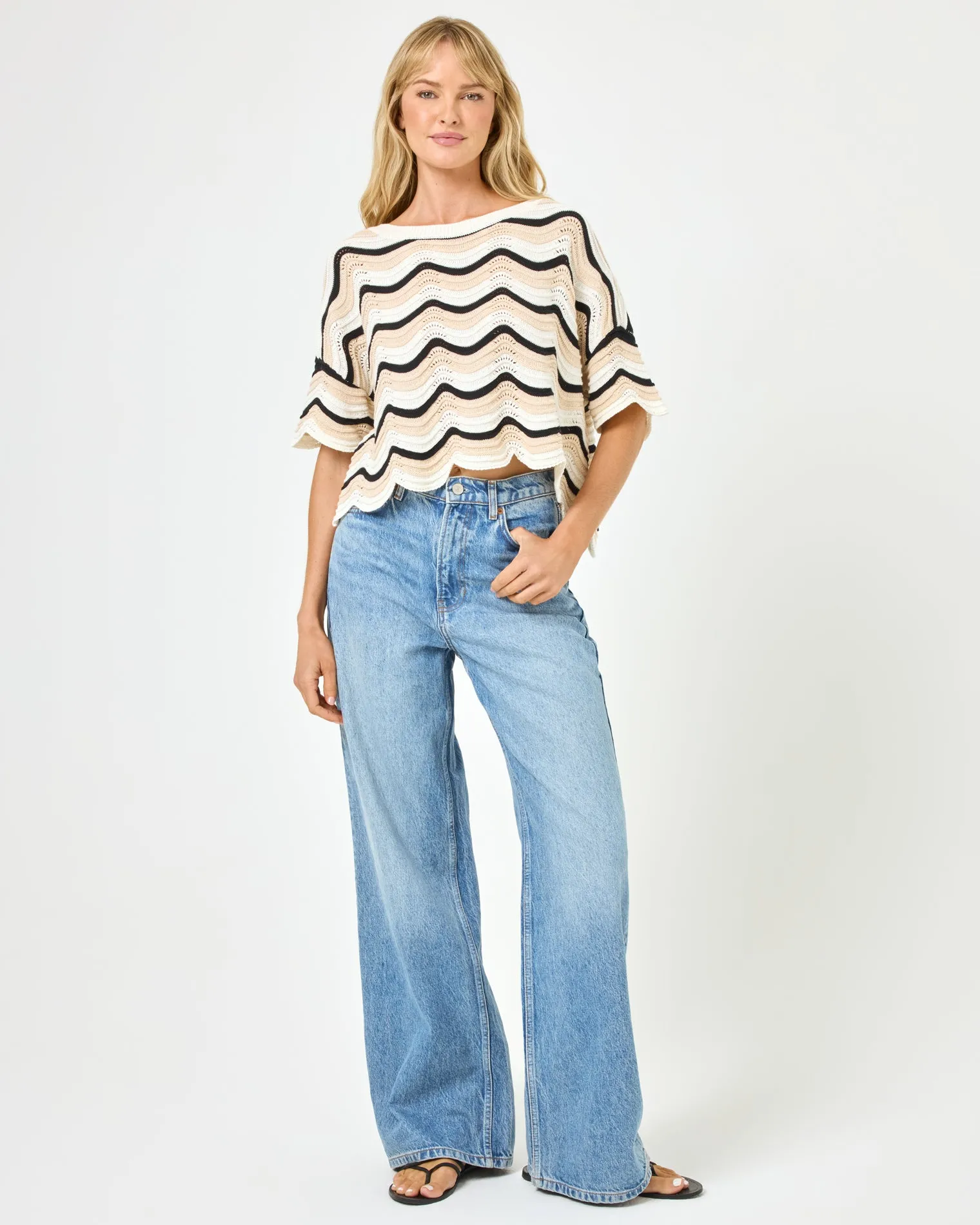 L*Space Womens Sweater Make Waves