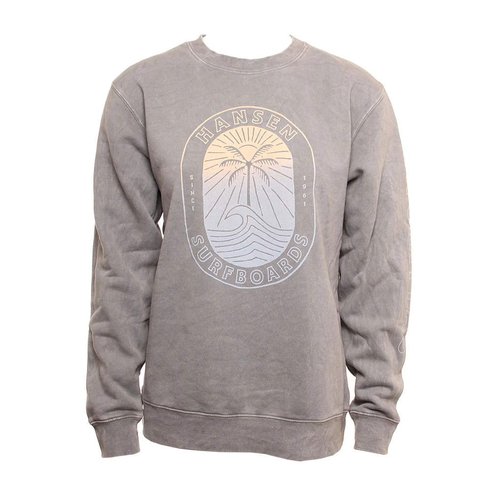 Hansen Womens Sweatshirt Olas Palmas Crew