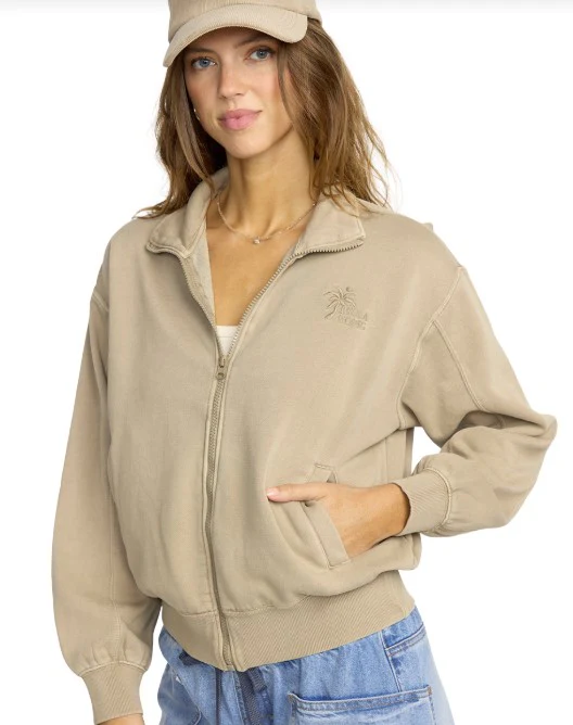 Billabong Womens Sweatshirt Sun Lit Zip Fleece