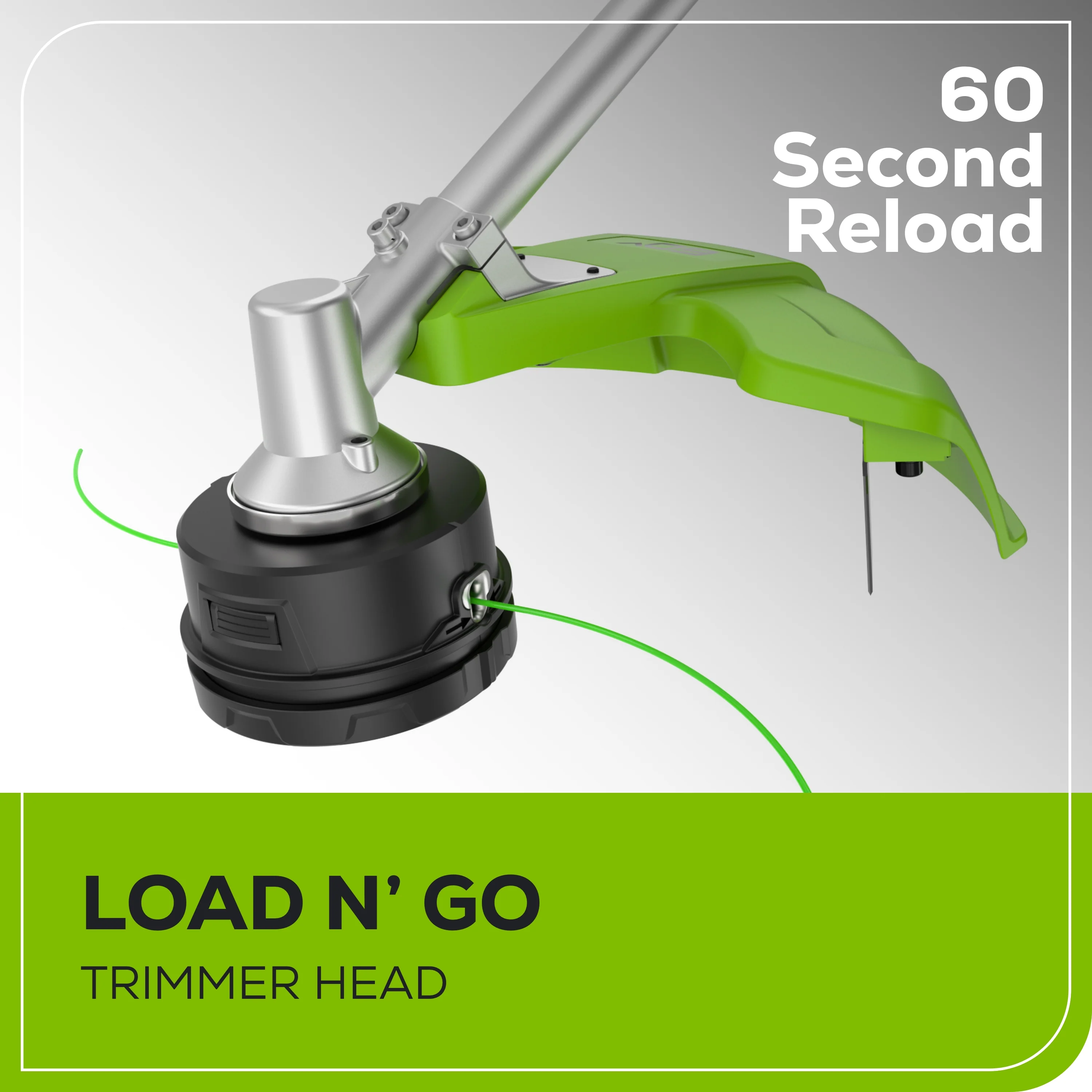 60V 16 Cordless Battery String Trimmer(Attachment Capable) w/ 4Ah Battery and 3A Charger