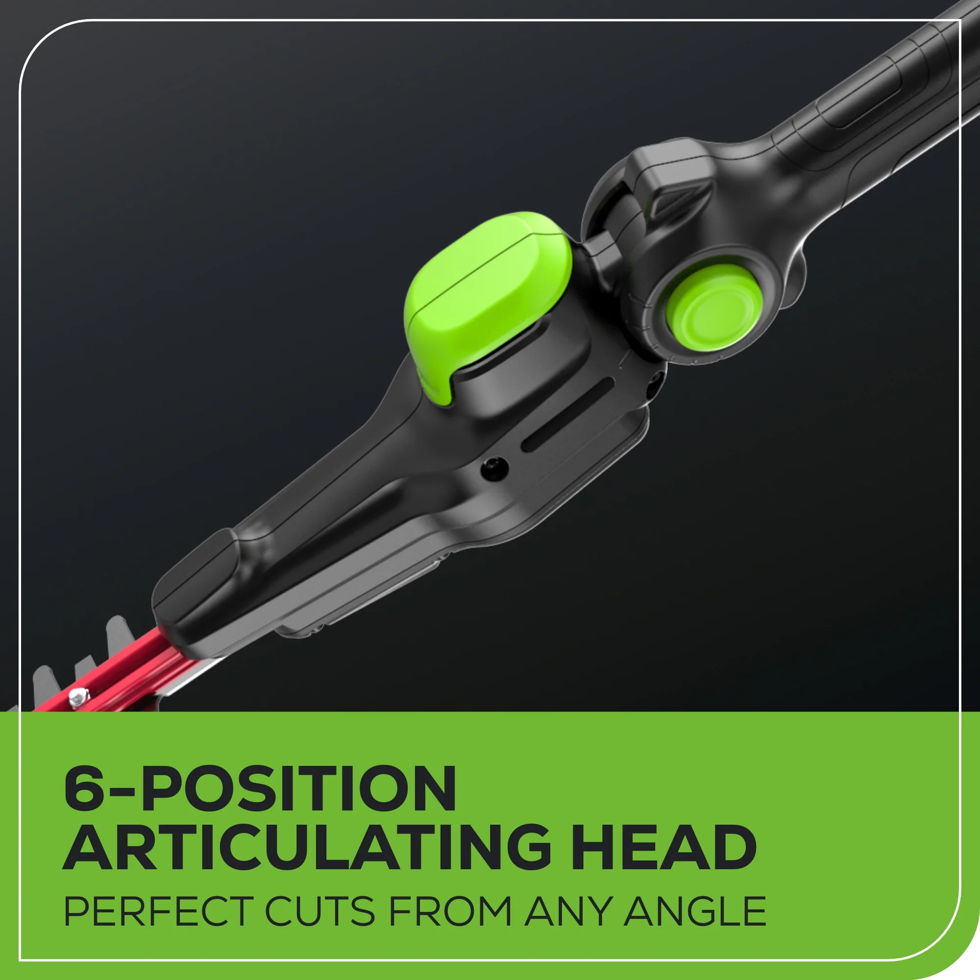 80V 20 Cordless Battery Pole Hedge Trimmer (1.2 cut, 4000 SPM) w/ 2.0Ah Battery & Charger