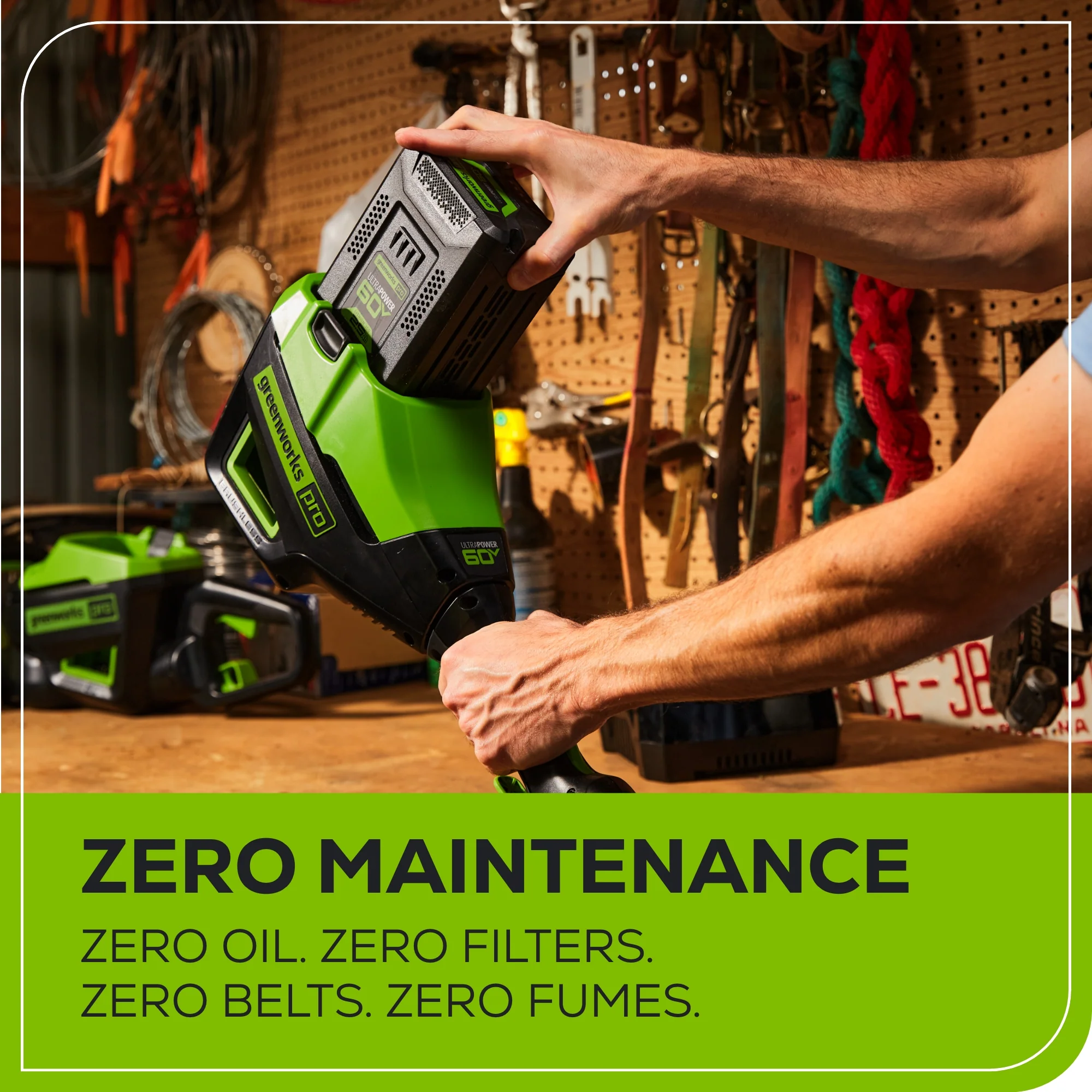 60V 8 Cordless Battery Edger w/ 2.0Ah Battery & Charger