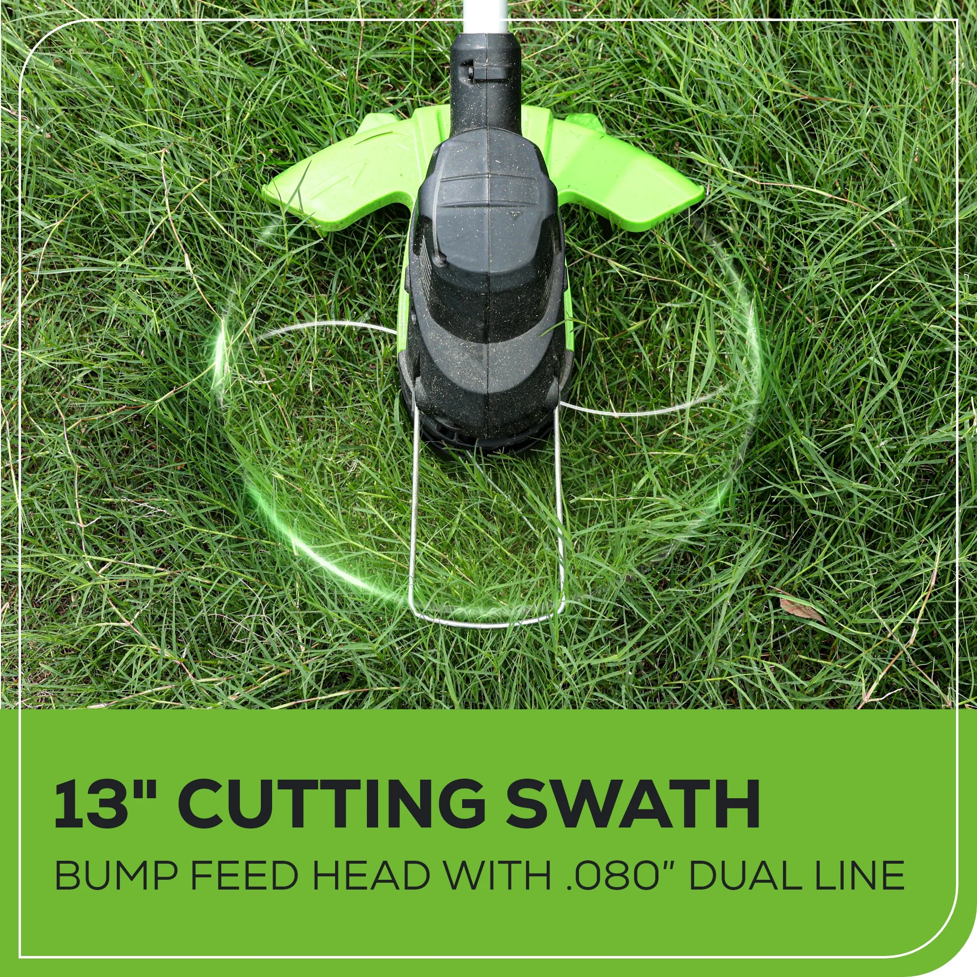 80V 13 String Trimmer w/ 2.0Ah Battery & Charger