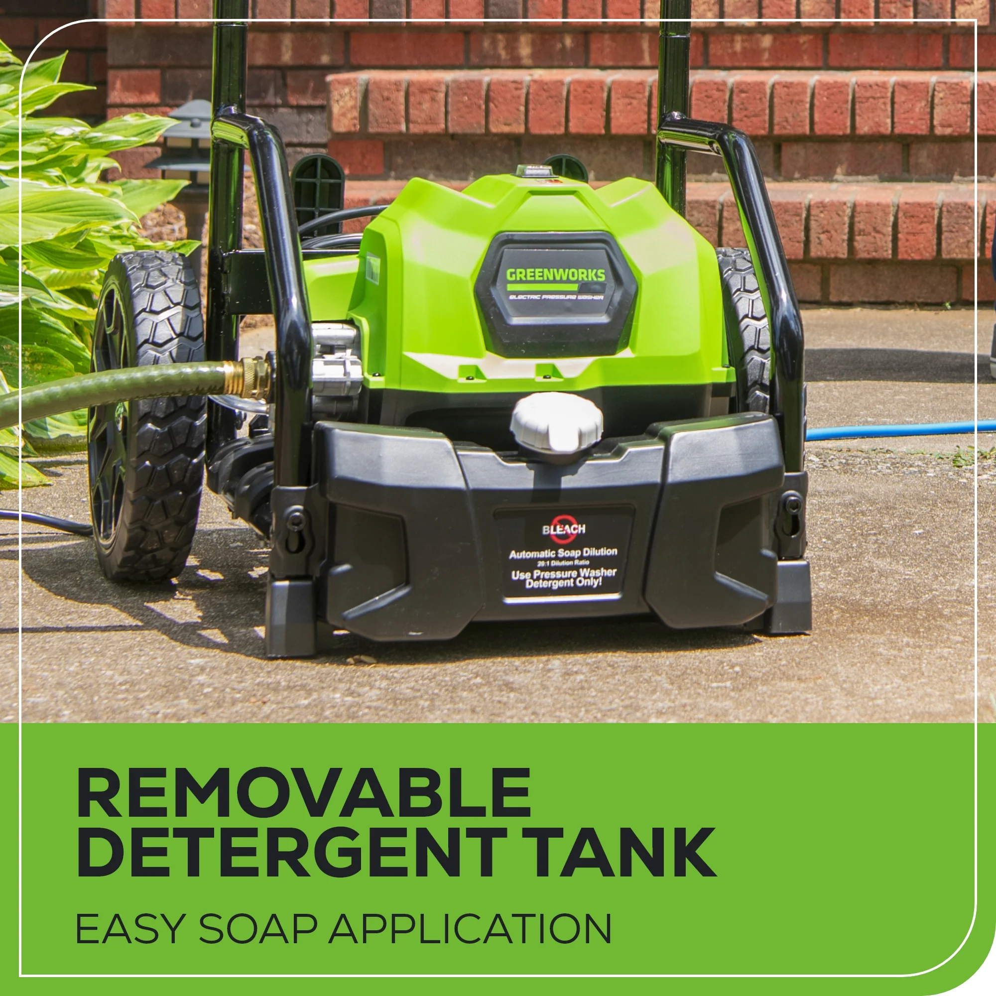 RENEWED 2000 PSI 1.2 GPM Cold Water Electric Pressure Washer w/ 12” Surface Cleaner and Premium Foam Cannon