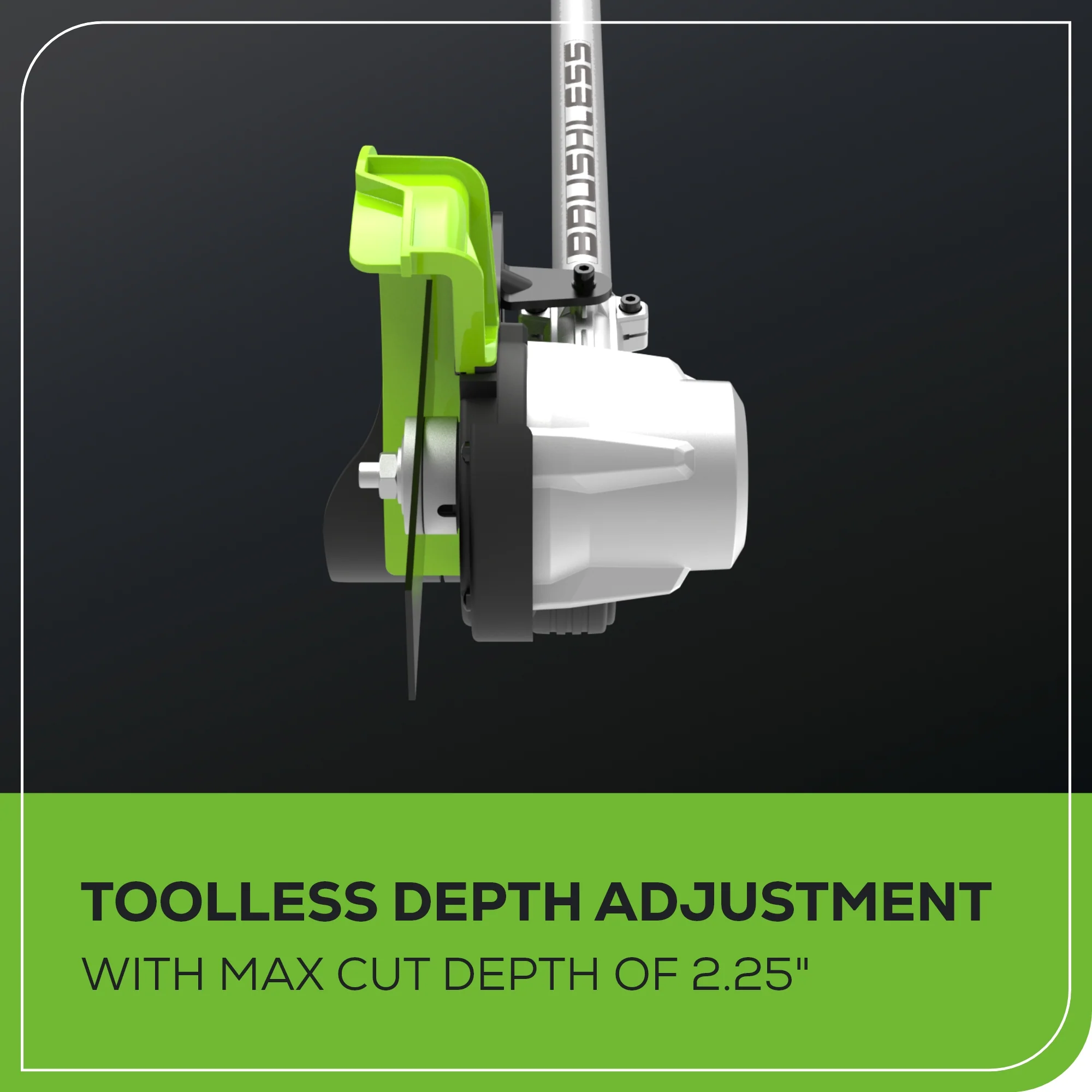 80V 8 Brushless Edger Gen 2 (Tool Only)