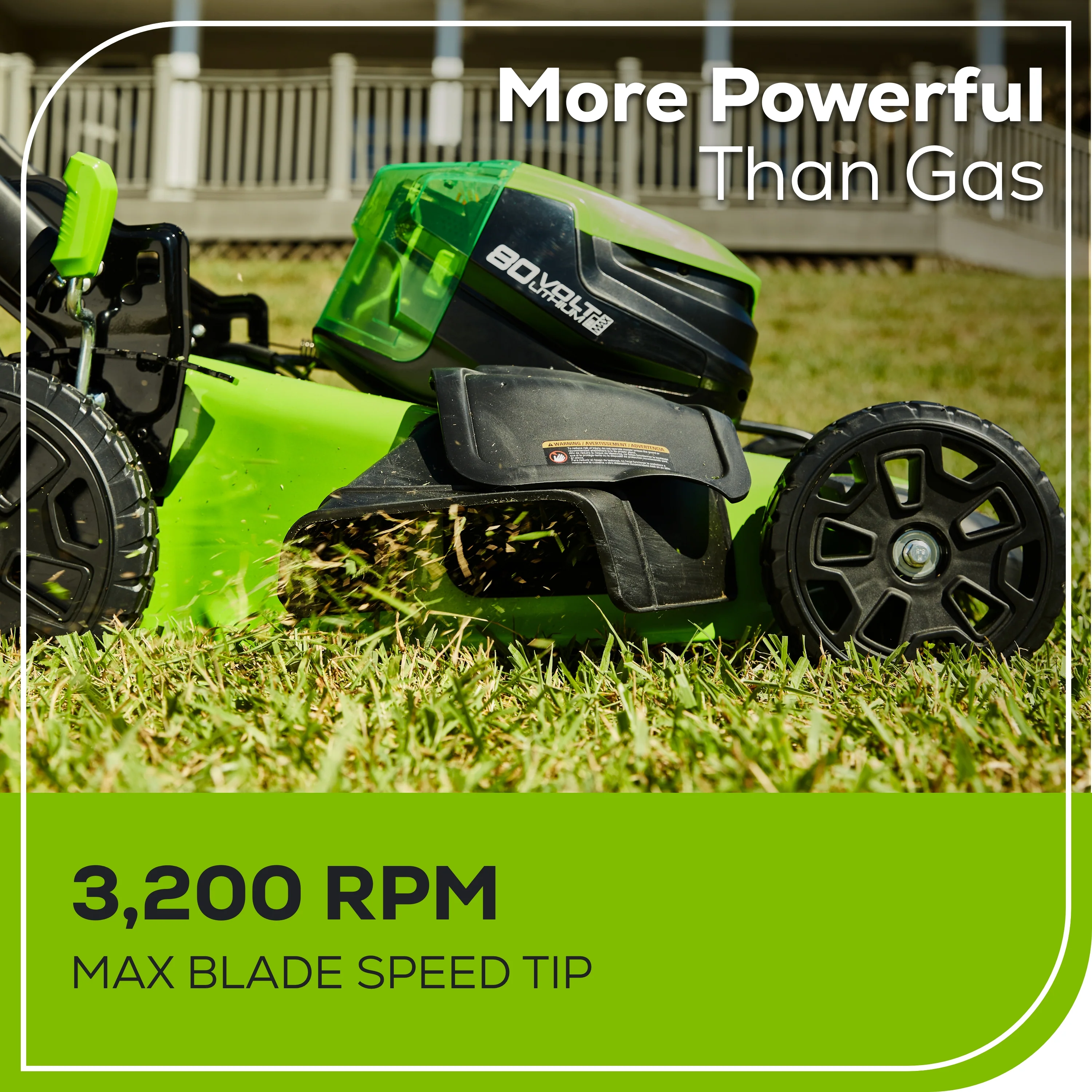RENEWED 80V 21 Cordless Battery 4-in-1 Self-Propelled Lawn Mower w/ 4.0Ah, 2.0Ah Battery & Rapid Charger