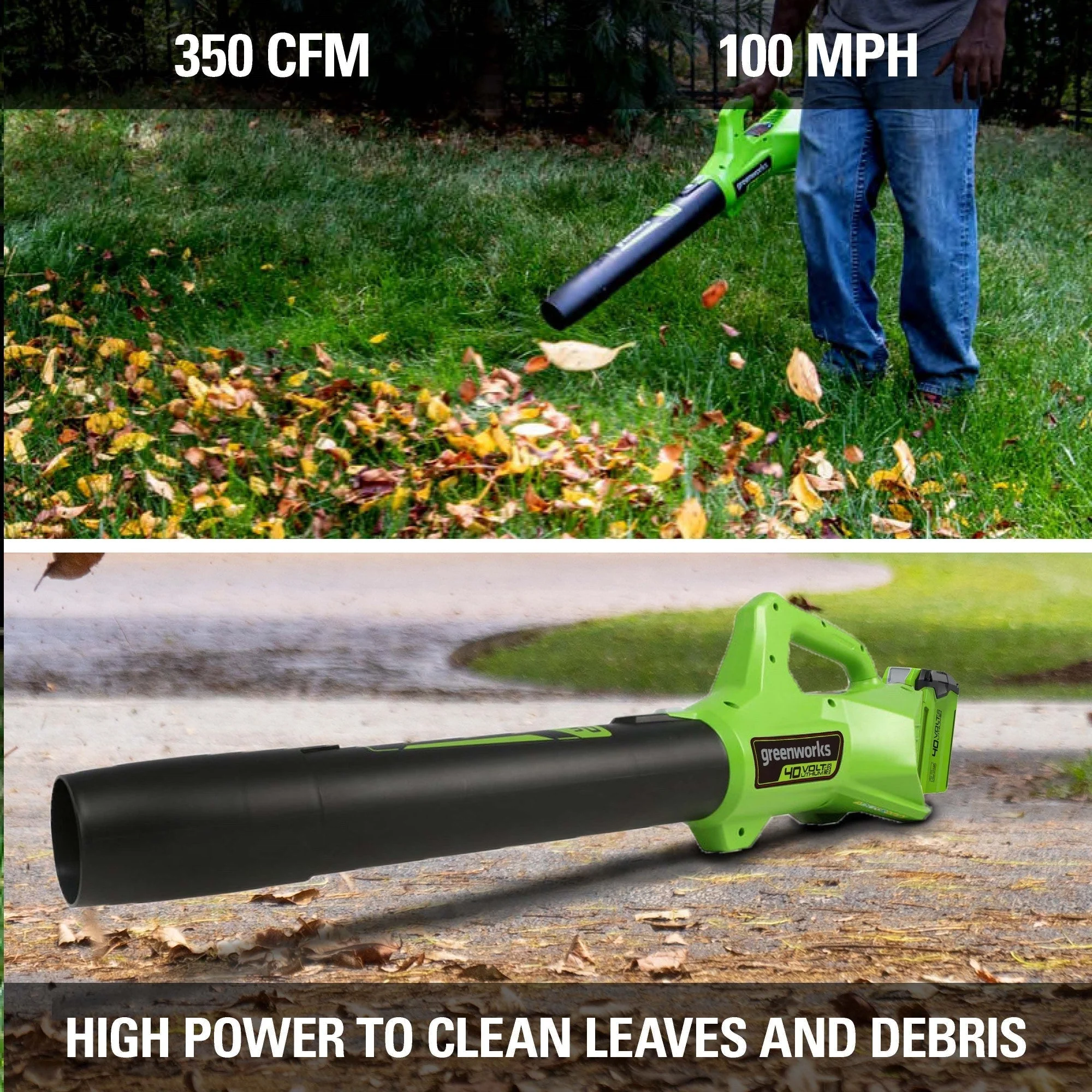 40V 21 Cordless Battery Self-Propelled Mower 3pc Combo Kit w/ 5.0Ah Battery & Charger